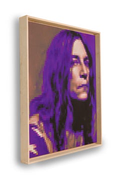 Steven Sebring Illumination Series "Patti Smith (purple)" Chromogenic Print