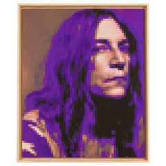 Steven Sebring Illumination Series "Patti Smith (purple)" Chromogenic Print