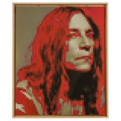 Steven Sebring Illumination Series "Patti Smith (red)" Framed Chromogenic Print