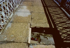 Contemporary Photography: Hole in Manhattan Bridge Walkway 