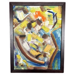 Steven Sles 1950’s Oil Painting after Hans Hofmann
