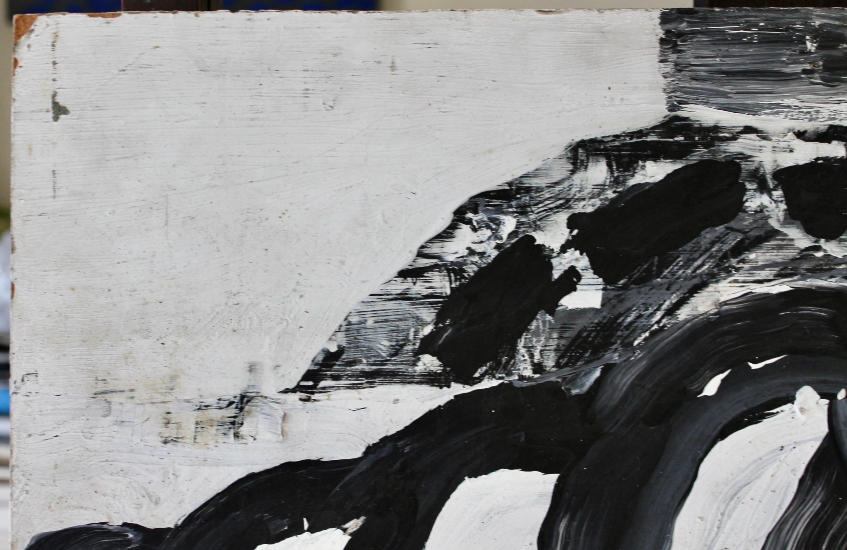 Brutalismo Steven Sloman Pittura Acrilico/Masonite Poindexter Gallery in vendita