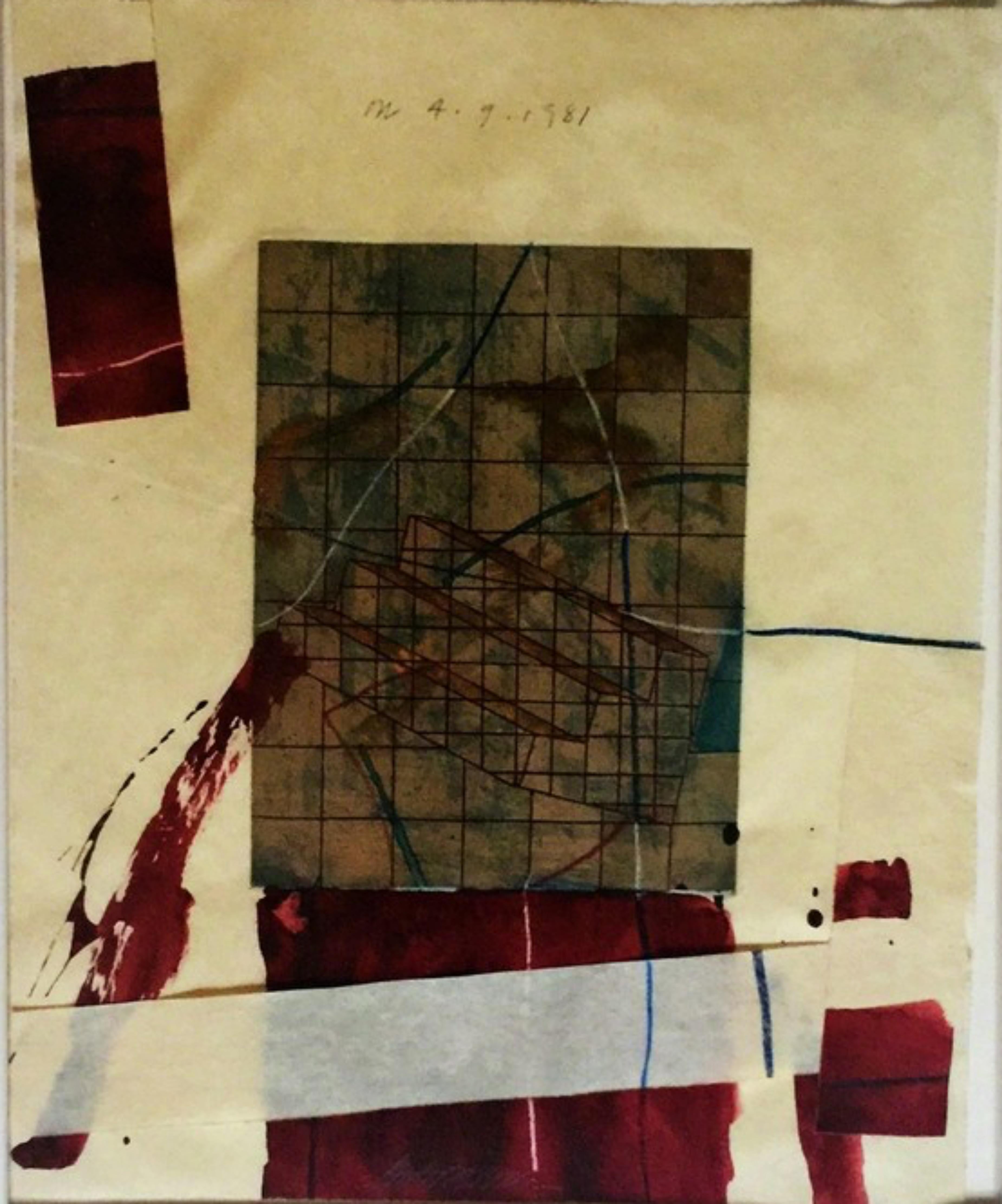 Steven Sorman Abstract Painting - On April 9, 1981