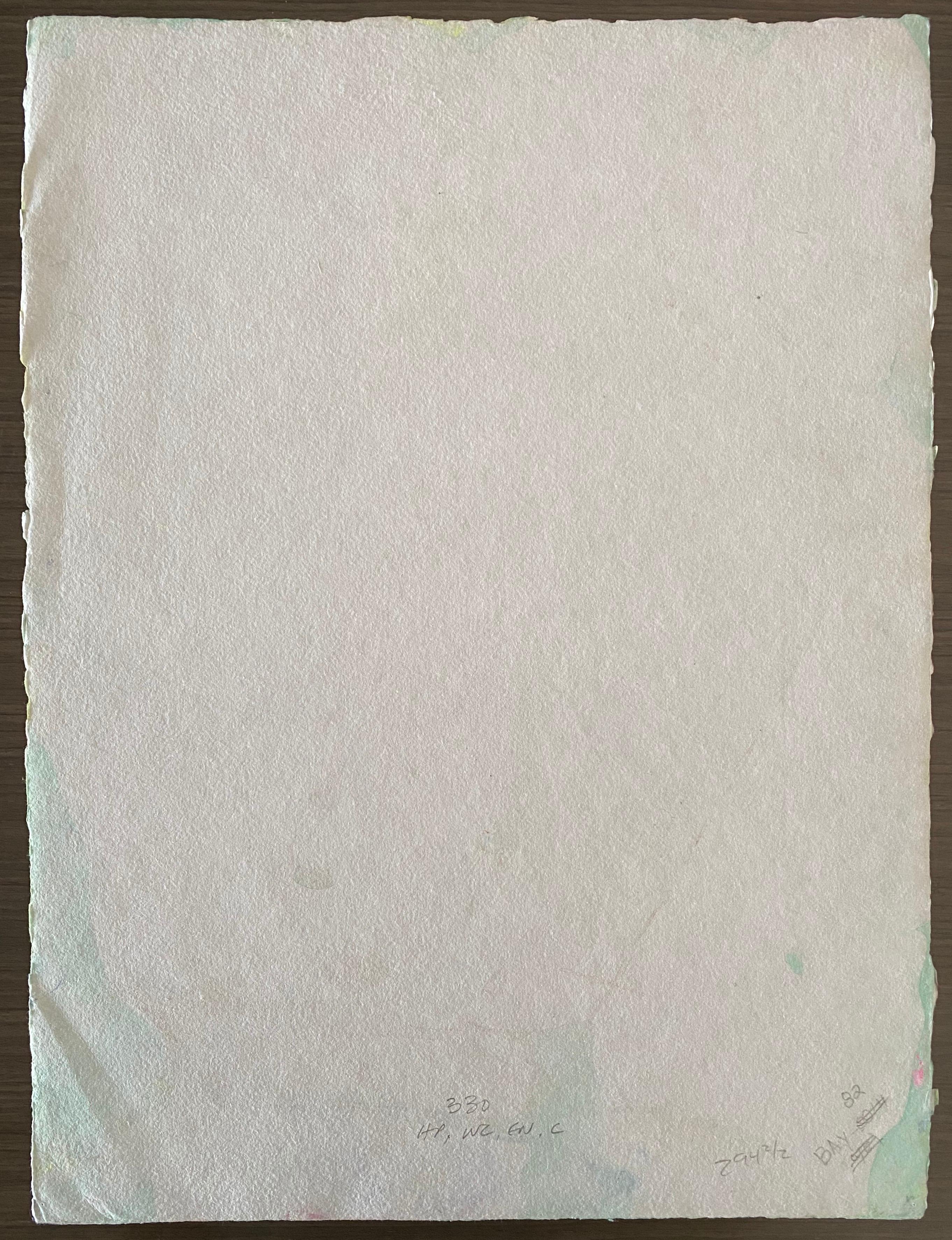 Papier multicolore fait main par un artiste américain avec collage Steven Sorman en vente 5