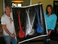 "American Guitar Small" Print 19 x 22 in Limited Edition of 400 by Steven Tyler