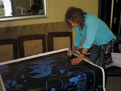 "Blue Skull Large" Print 38 x 40 inch Edition of 300 by Steven Tyler