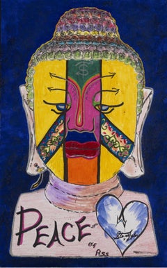 "Buddha (Peace sign)" Stampa 36 x 22 pollici Edizione di 300 di Steven Tyler
