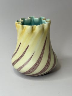 Stevens and Williams Osiris Art Glass Vase, C. 1886