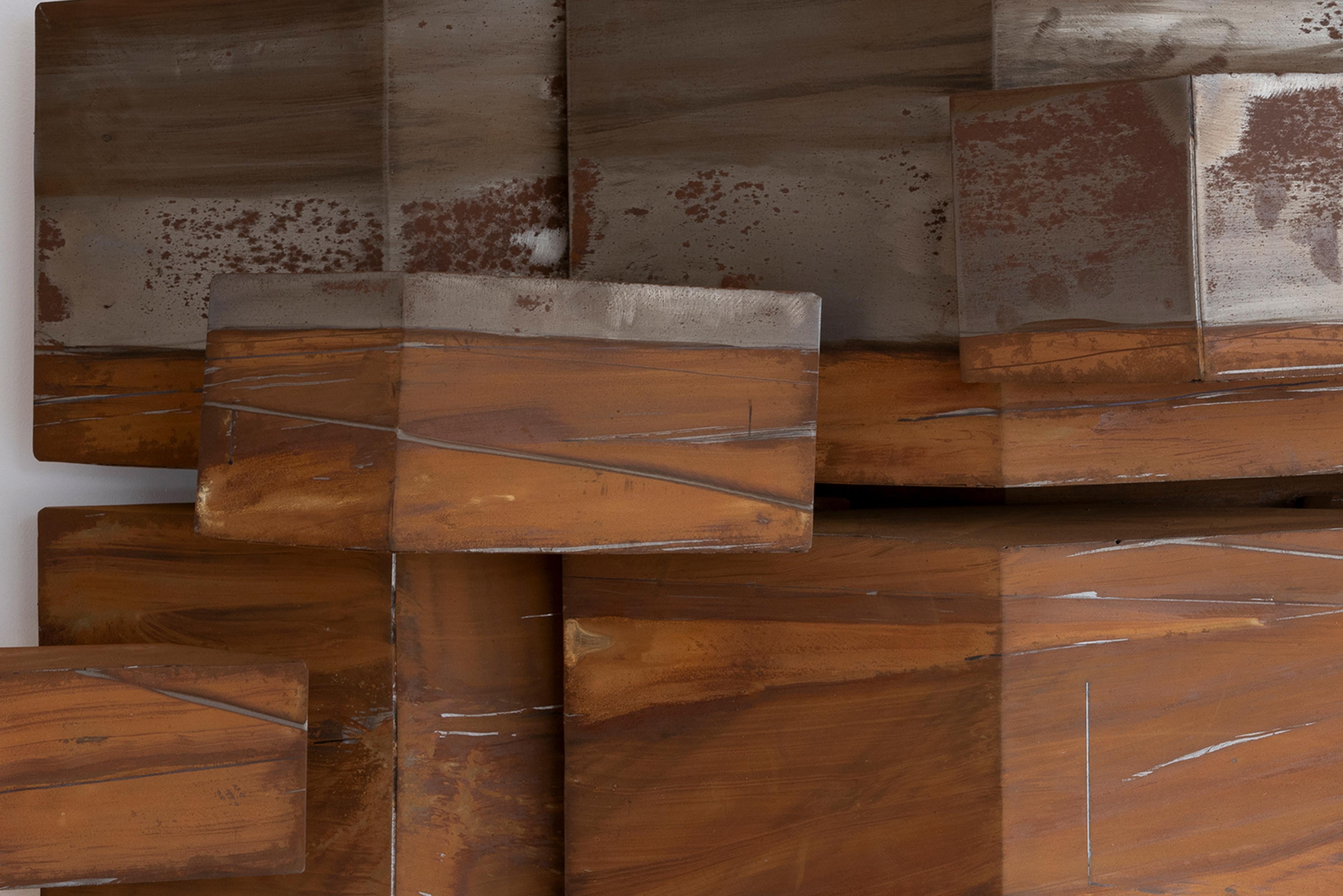 Stevens Dossou-Yovo, sans titre, 2007 - œuvre d'art sculpturale en métal Bon état - En vente à Uxbridge, GB
