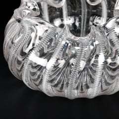 Stevens & Williams Aesthetic Movement Jewel Pattern Glass Bowl