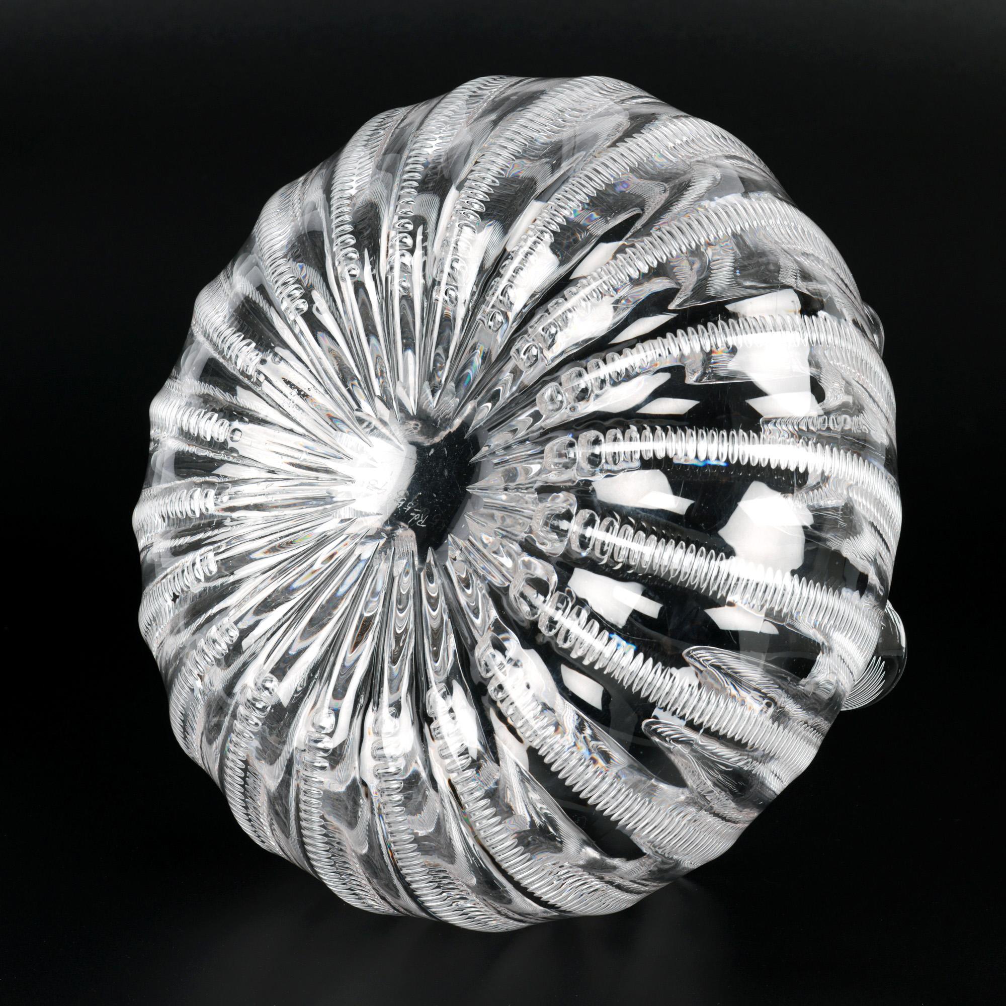 Late 19th Century Stevens & Williams Aesthetic Movement Jewel Pattern Glass Bowl For Sale