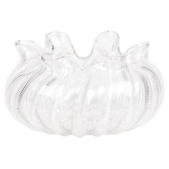 Stevens & Williams Aesthetic Movement Bol en verre à motif Jewell