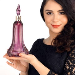 Stevens & Williams Sterling Mounted Decanter