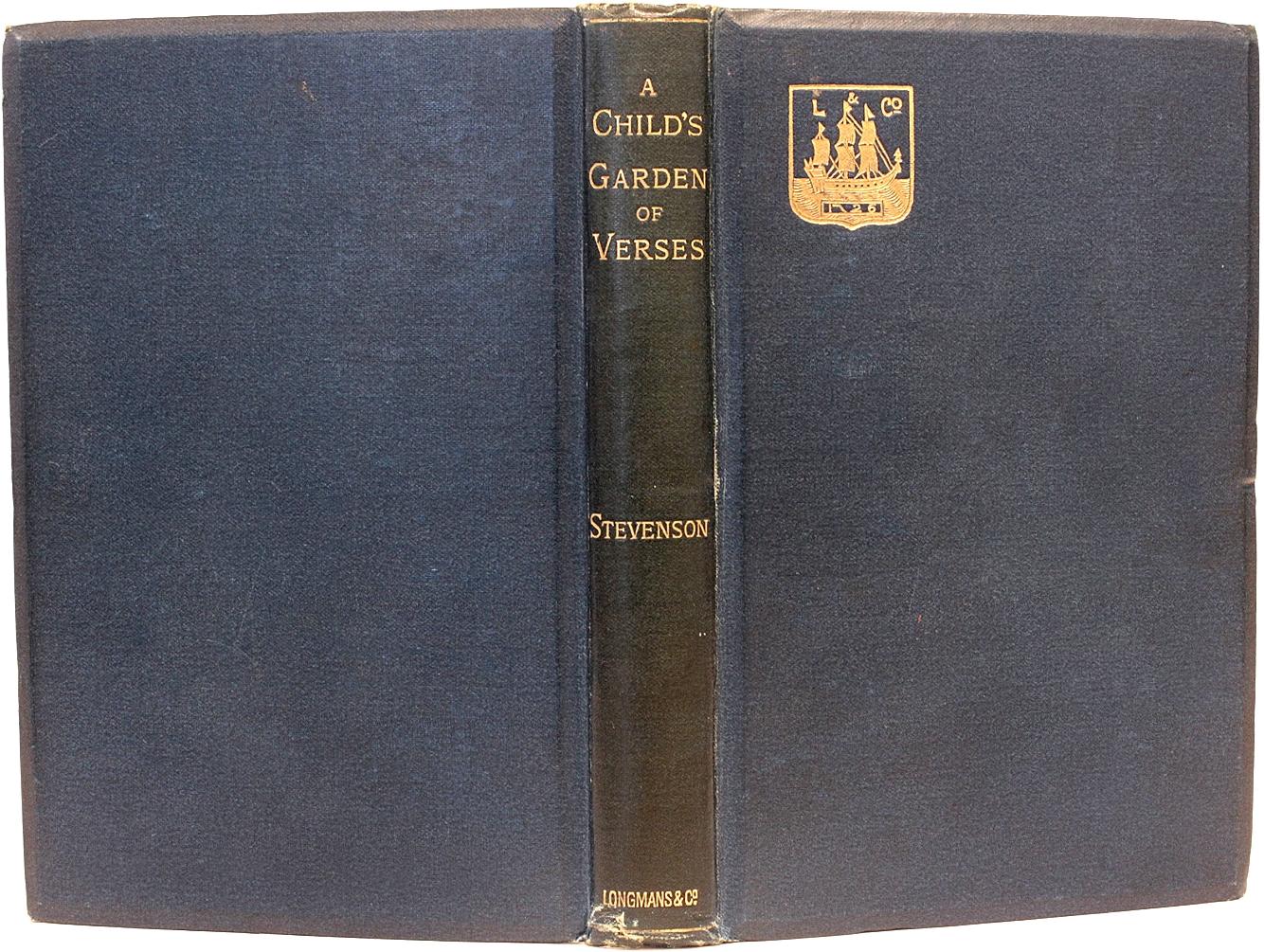 Late 19th Century Stevenson - Child's Garden of Verses - 1st Ed - Inscribed by Stevenson's Mother