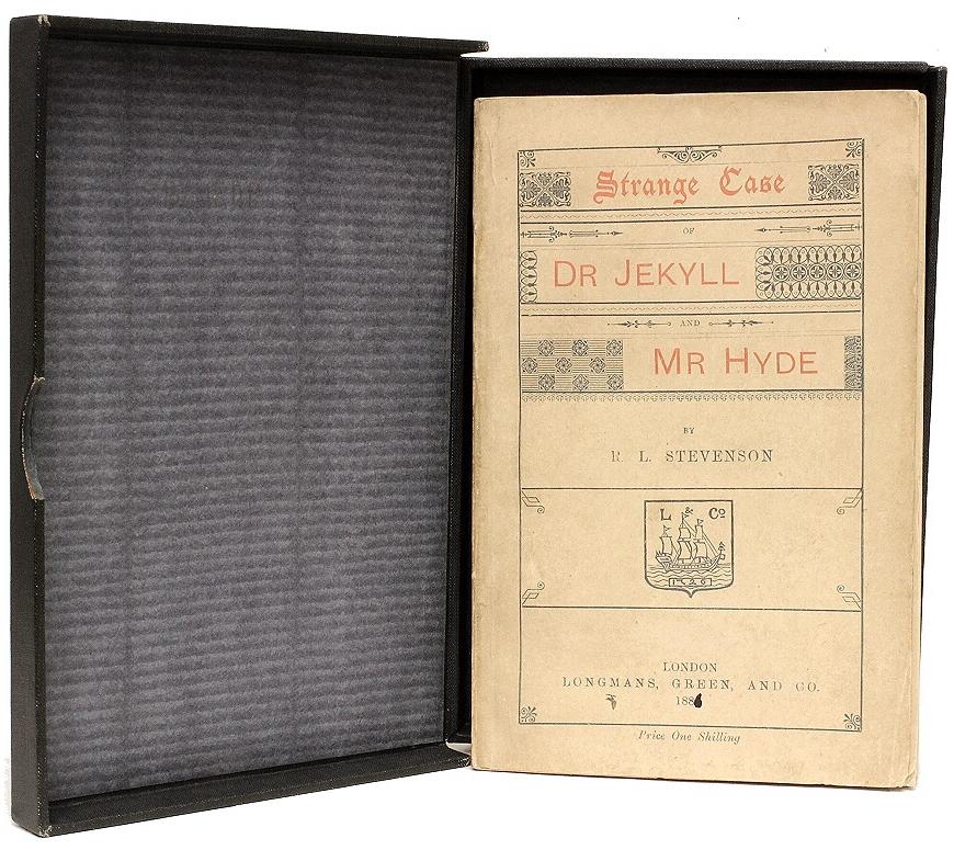 British Stevenson - Strange Case of Dr. Jekyll & Mr. Hyde - 1886 - First Ed in Wrappers!