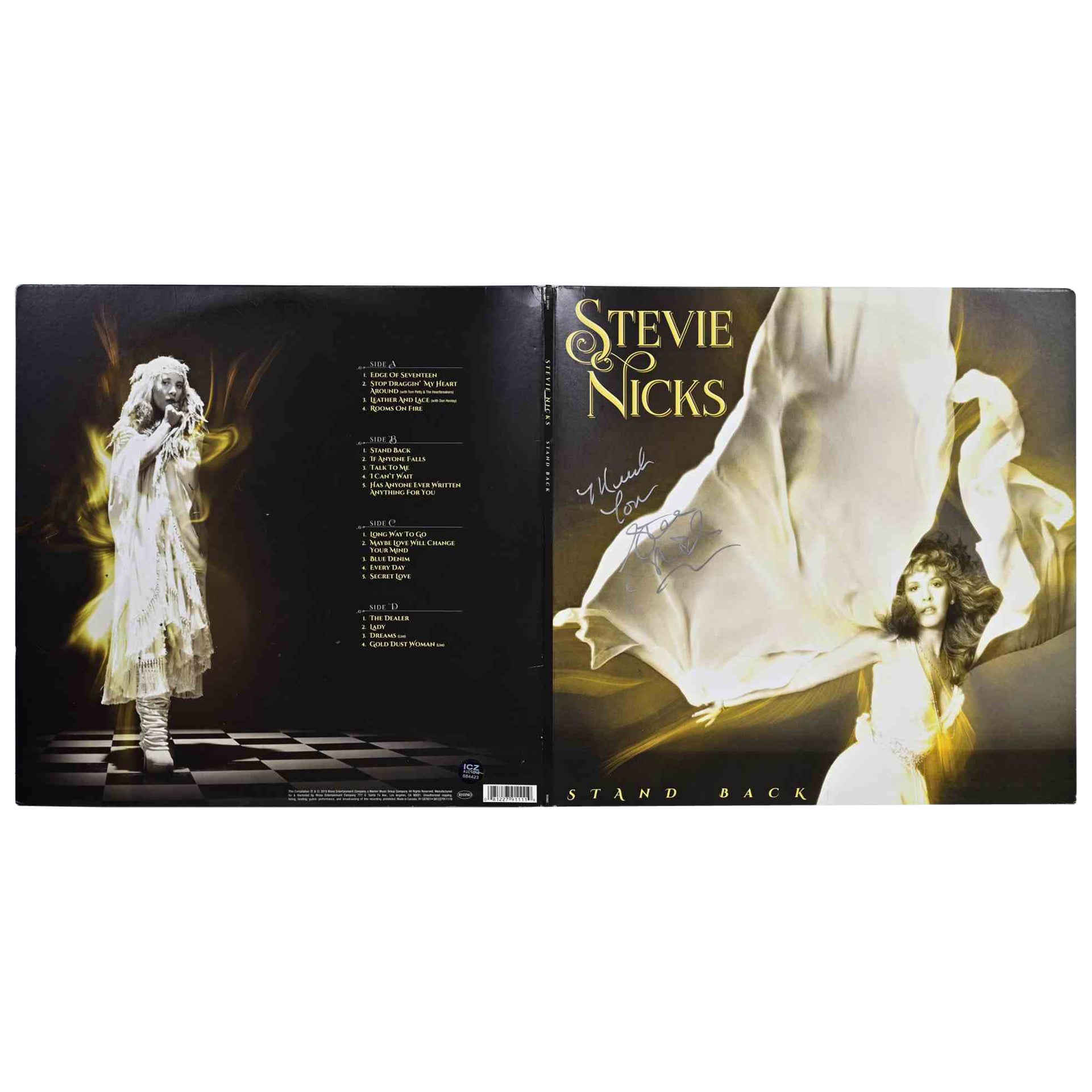 Stevie Nicks - Stand Back - Álbum doble LP firmado en venta