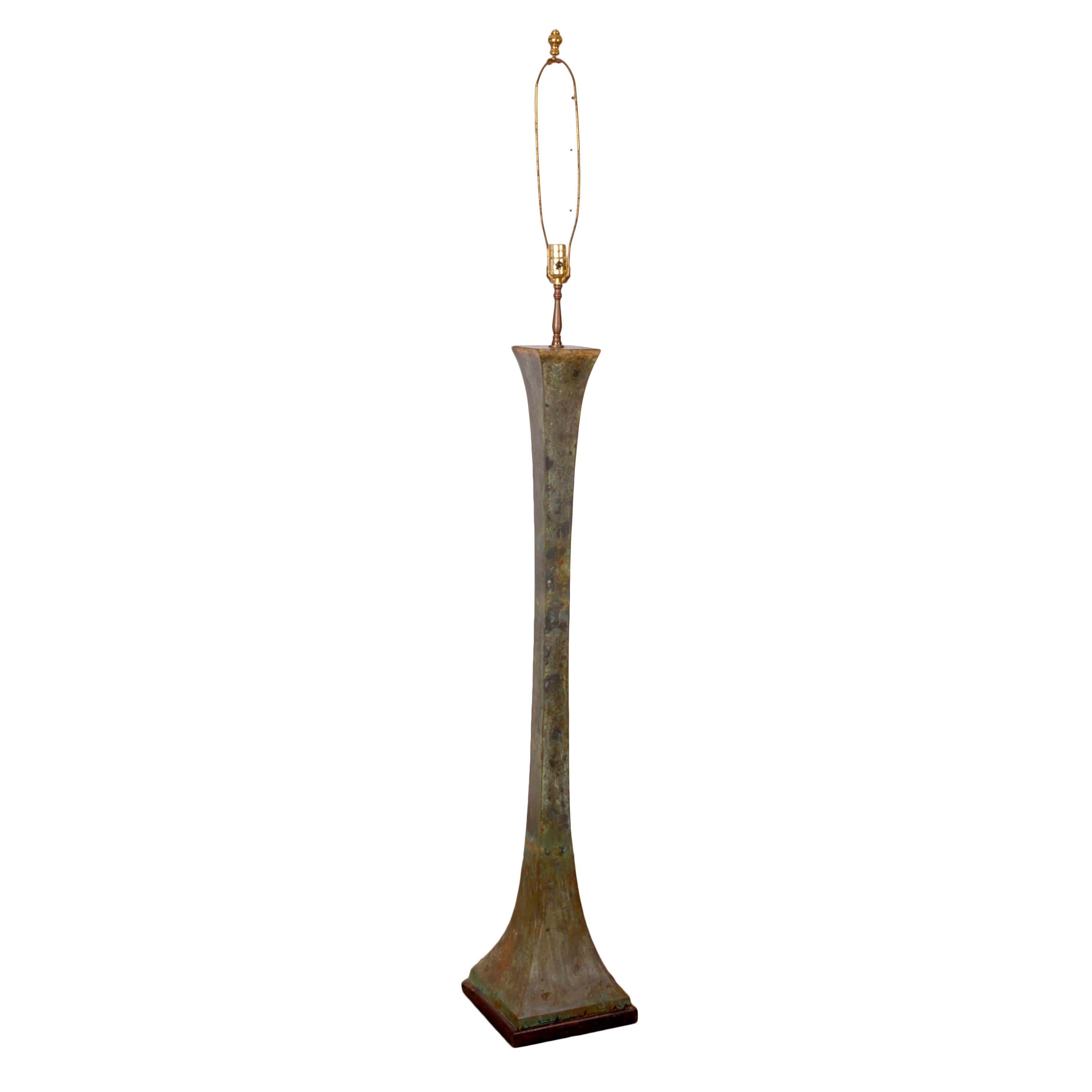 Mid-Century Modern Stewart Ross James for Hansen Verdigris Floor Lamp