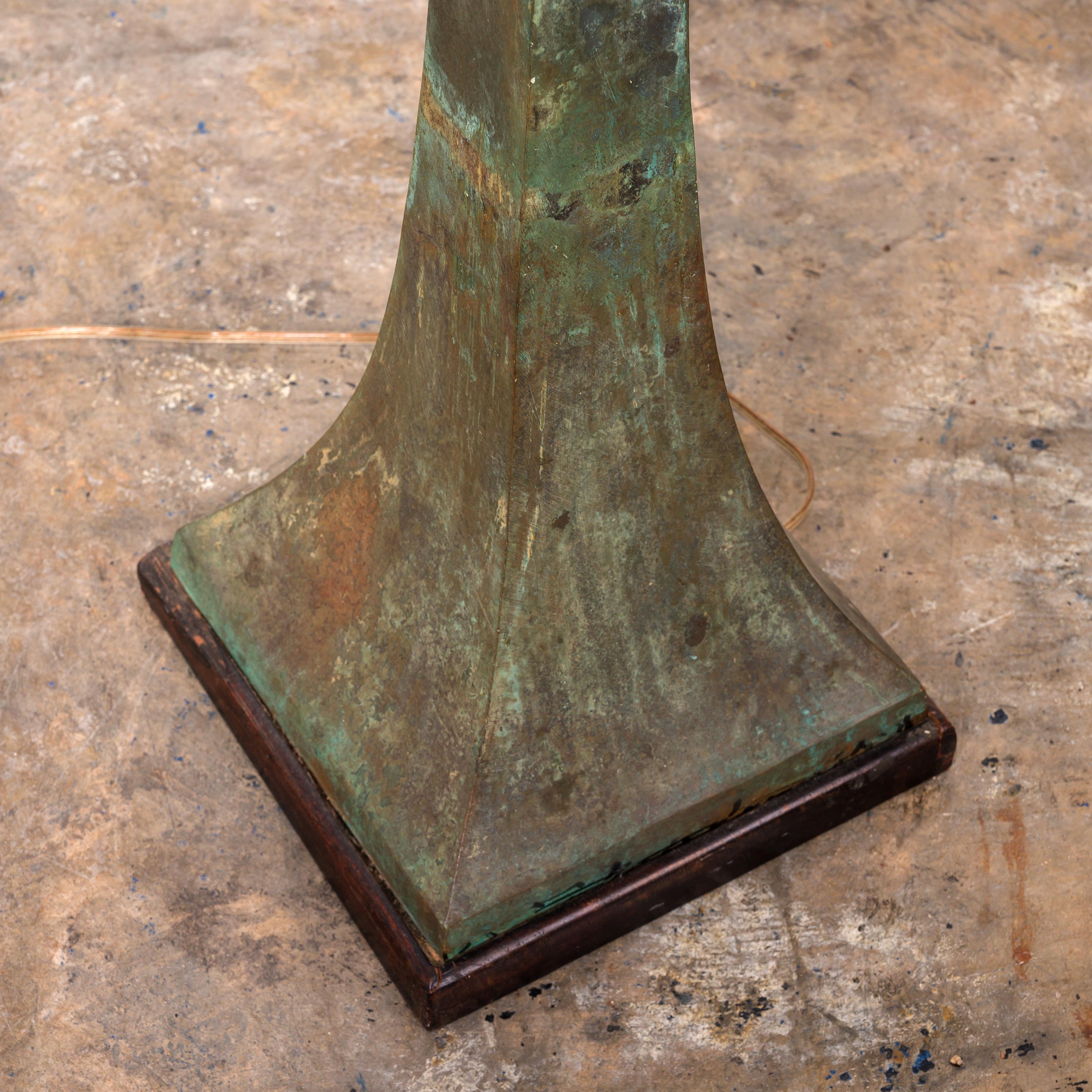 Bronze Stewart Ross James for Hansen Verdigris Floor Lamp