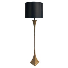 Vintage Stewart Ross James, Hansen Lighting Gilt Bronze Floor Lamp, Mid-century 1960s
