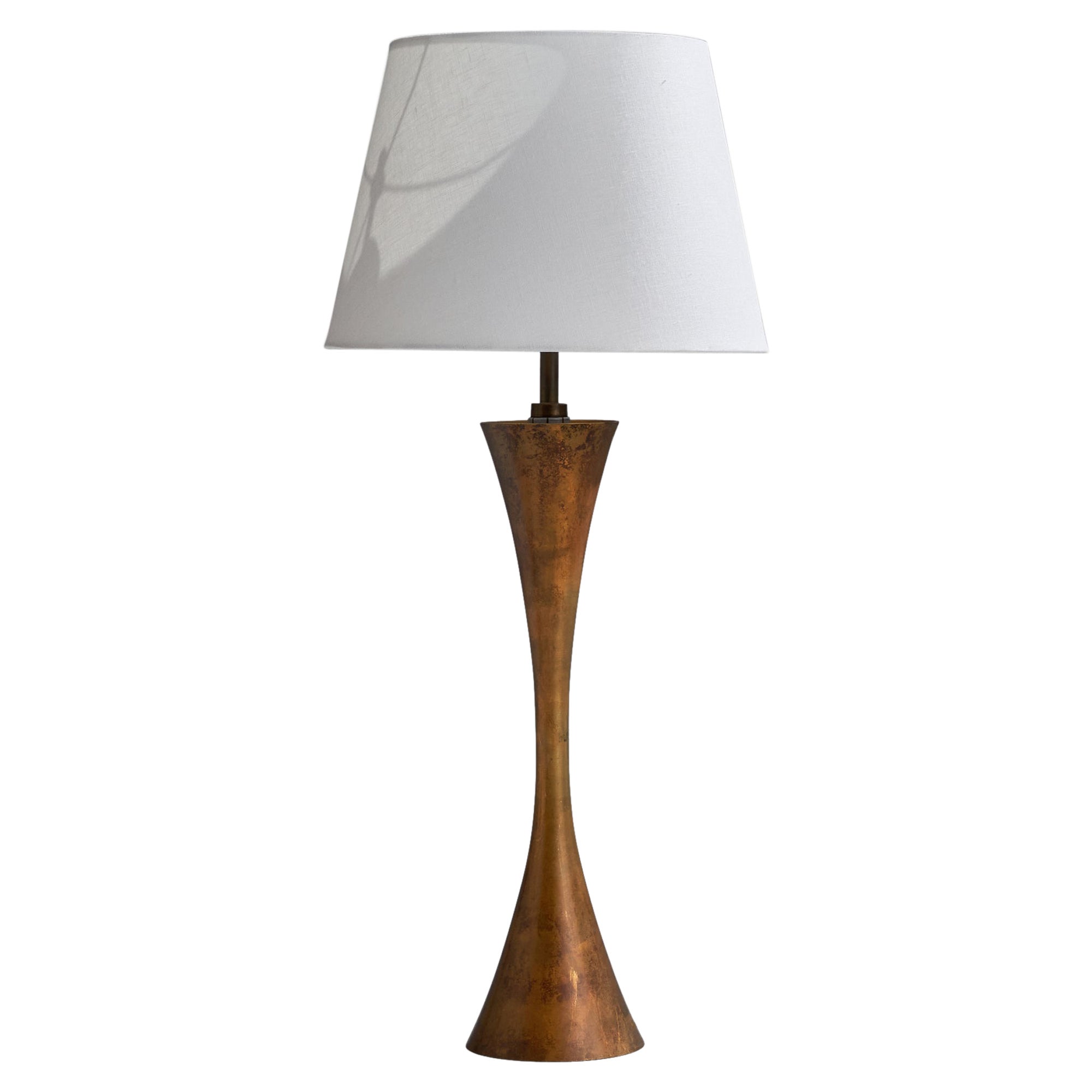 Stewart Ross James, Tischlampe, Kupfer, USA, 1950er Jahre
