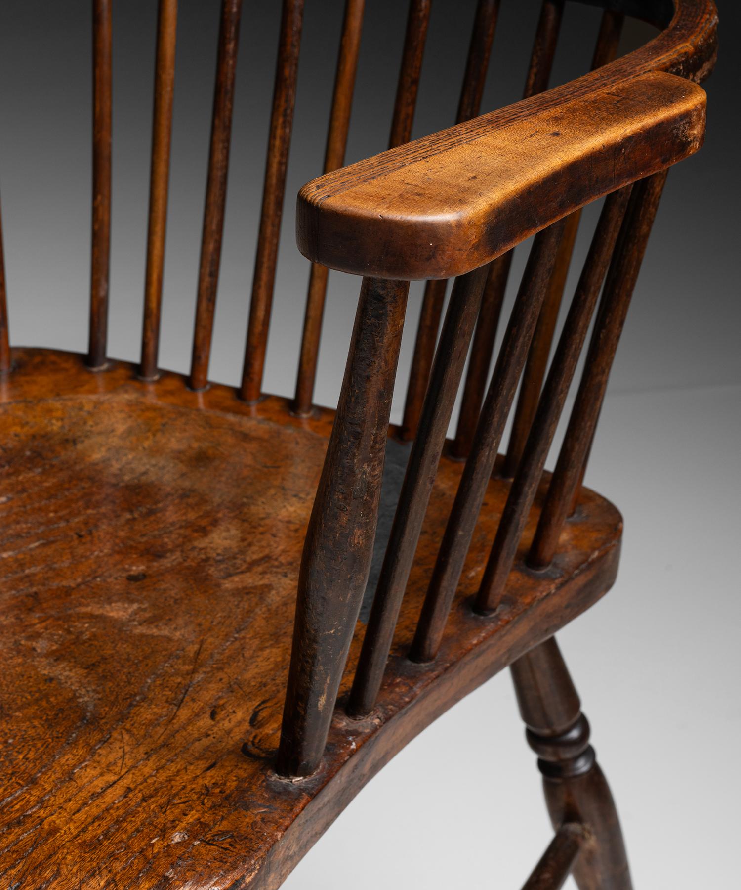 Turned Stick Back Armchair, England, circa 1890 For Sale