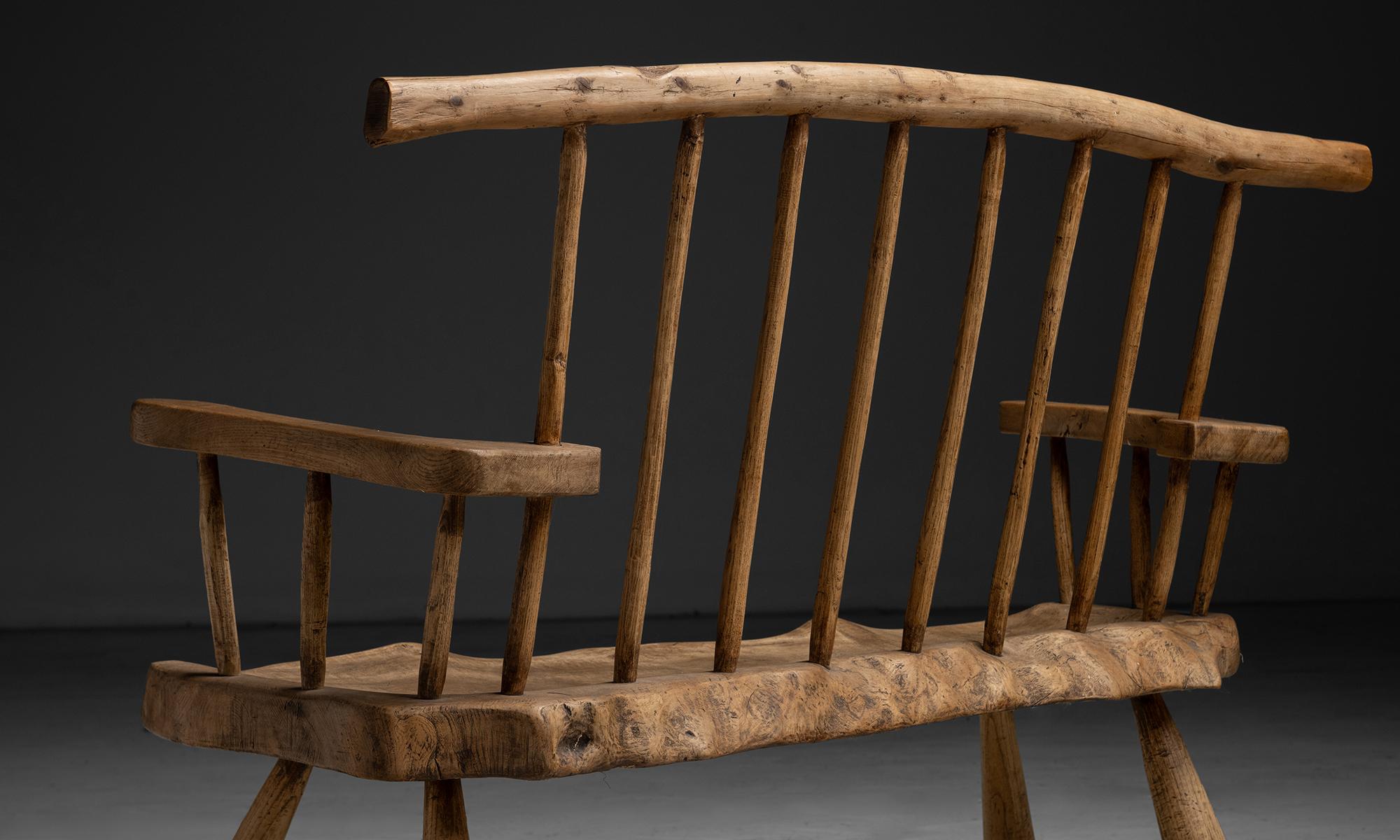 Stick Back Bench, England circa 1900 4