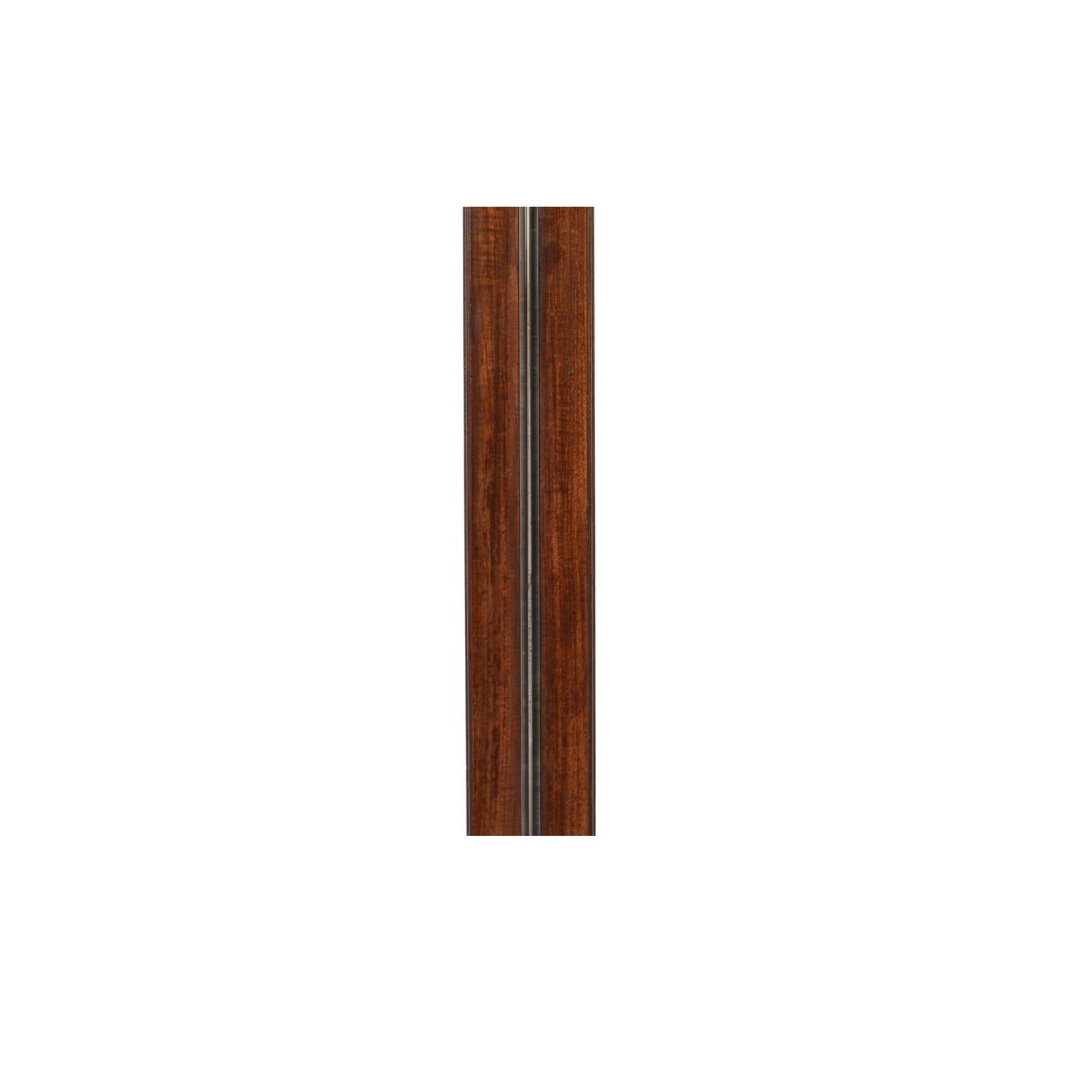 Late 18th Century Stick Barometer Mahogany Board Antique Weather Measuring Instrument J. Ramsden  For Sale