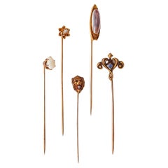 Moonstone Brooches