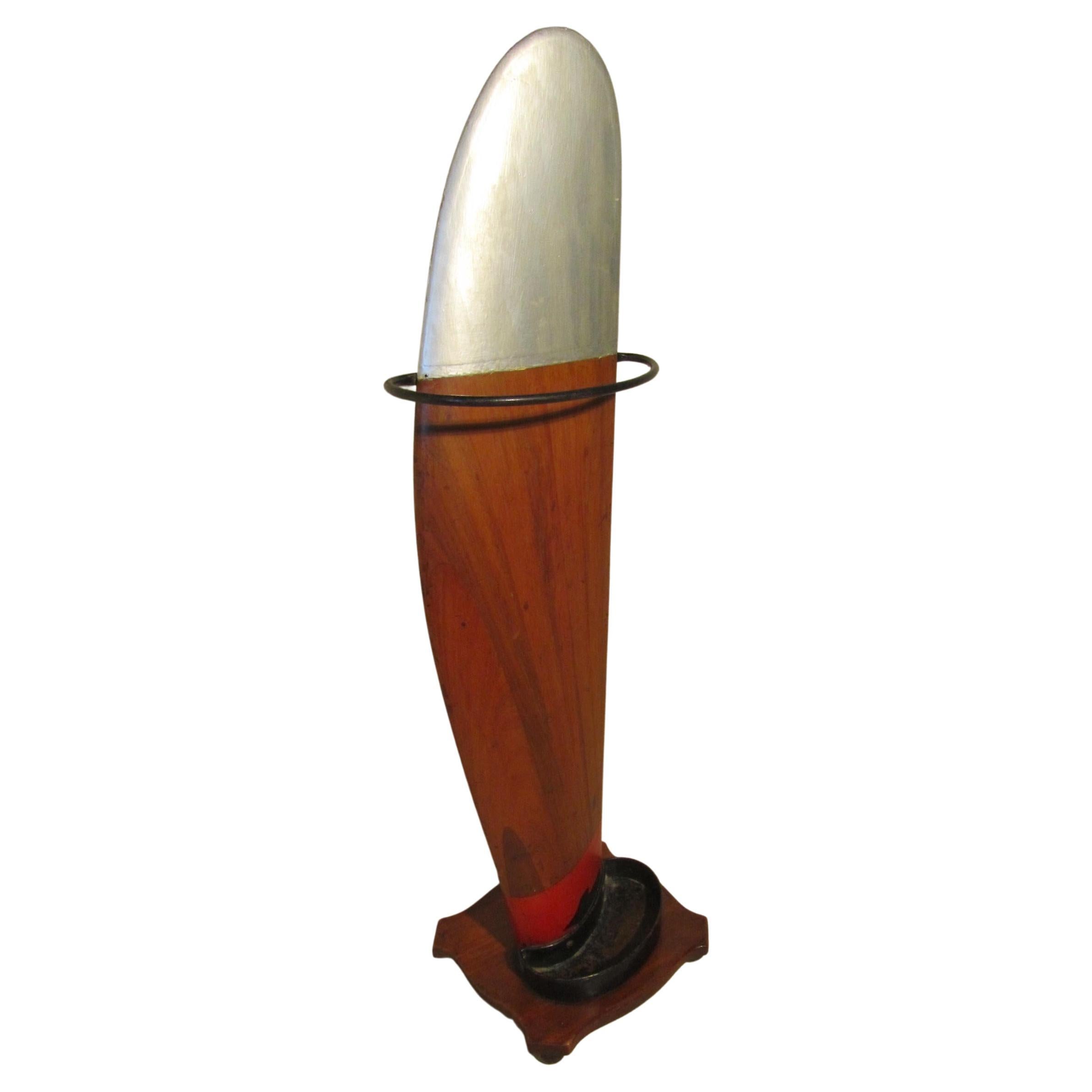 Quirky Stick Stand, made with a WW1 Propellor   For Sale