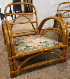 Stick Wicker 3 Piece Sofa and Chair Ensemble