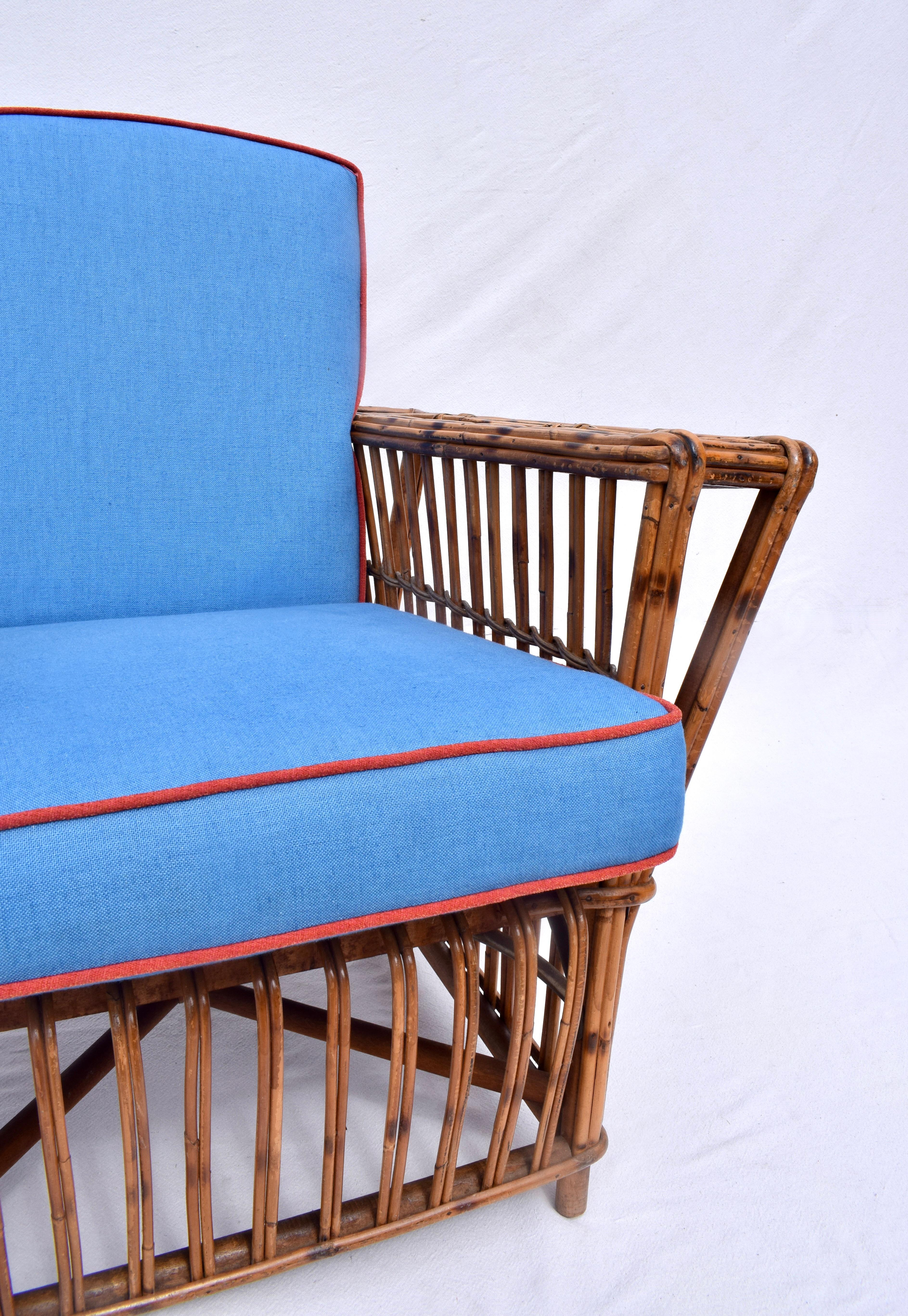 Stick Wicker Rattan Reed Presidents Chairs For Sale 6