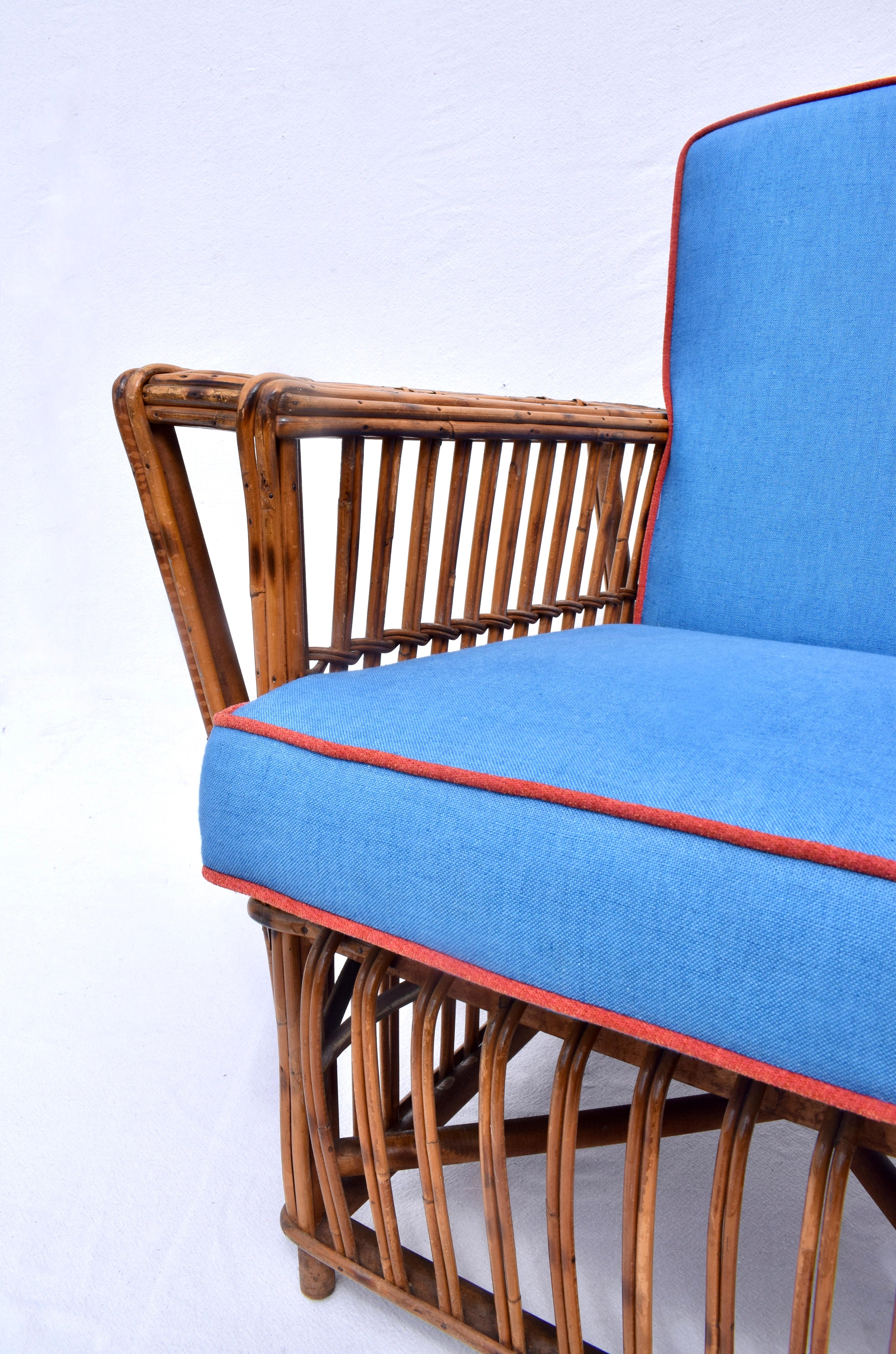 Stick Wicker Rattan Reed Presidents Chairs For Sale 8