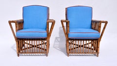 Stick Wicker Rattan Reed Presidents Chairs