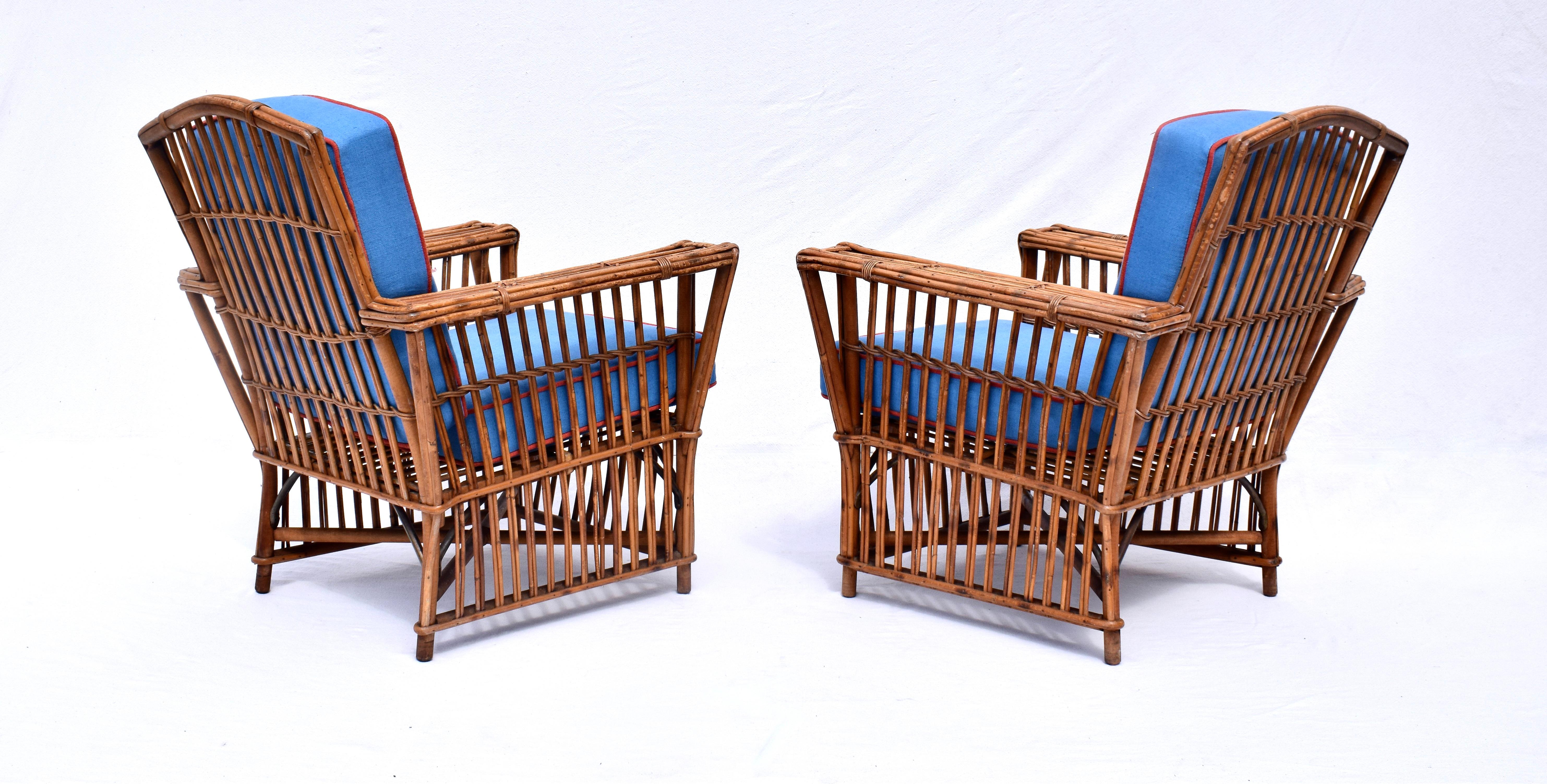 Stick Wicker Rattan Reed Presidents Chairs For Sale 2