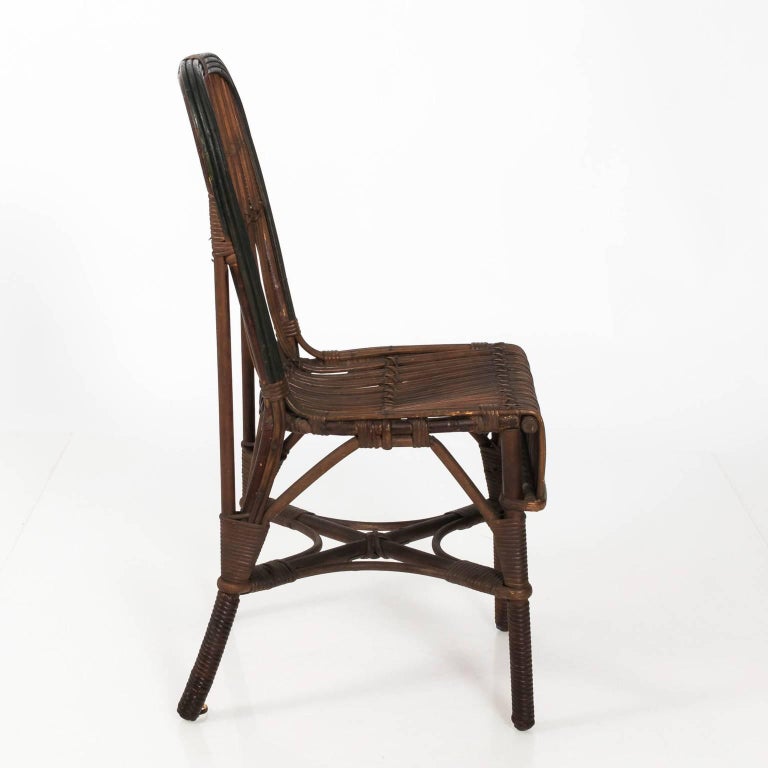 Stick Wicker Victorian Desk and Chair at 1stDibs