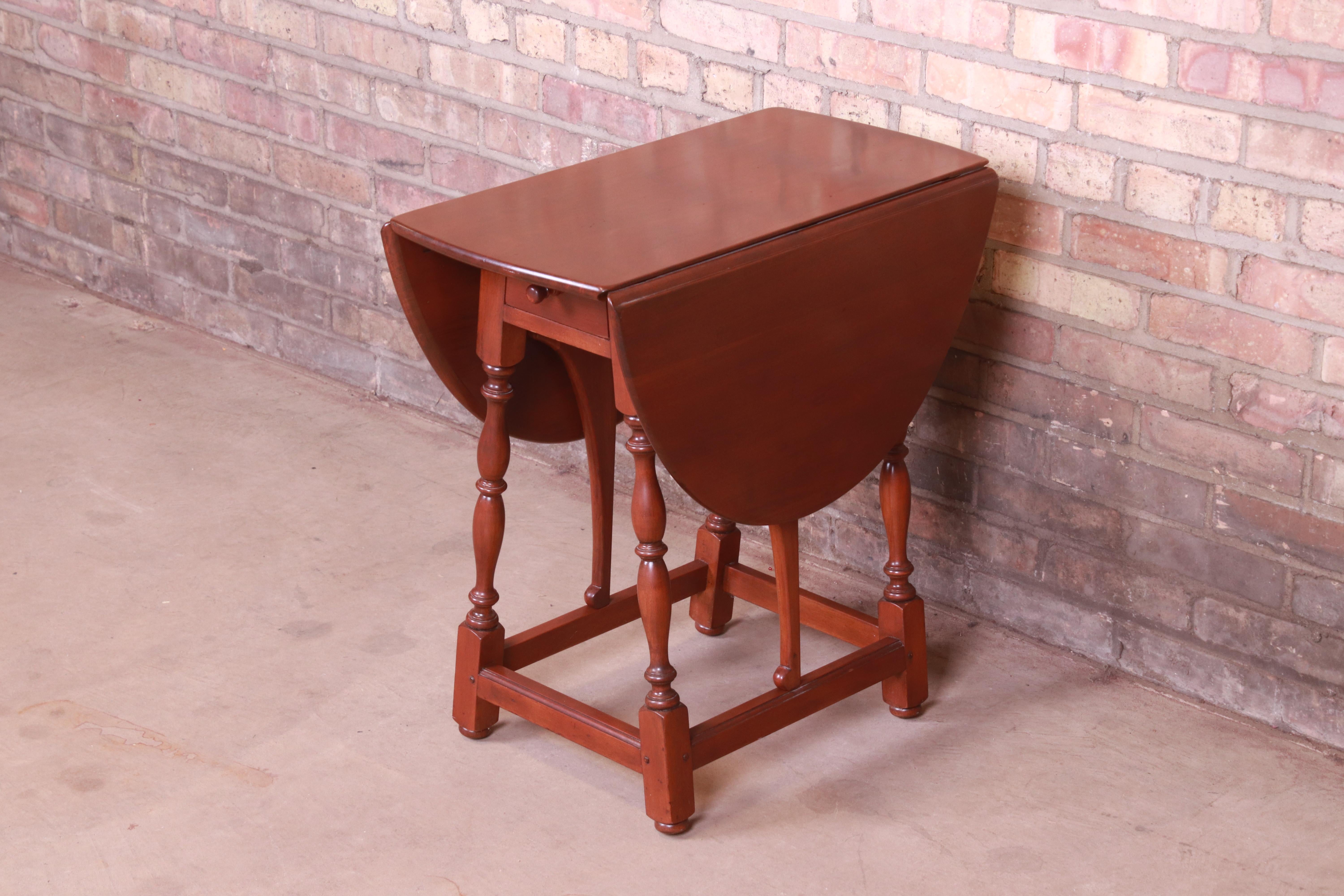 stickley drop leaf table