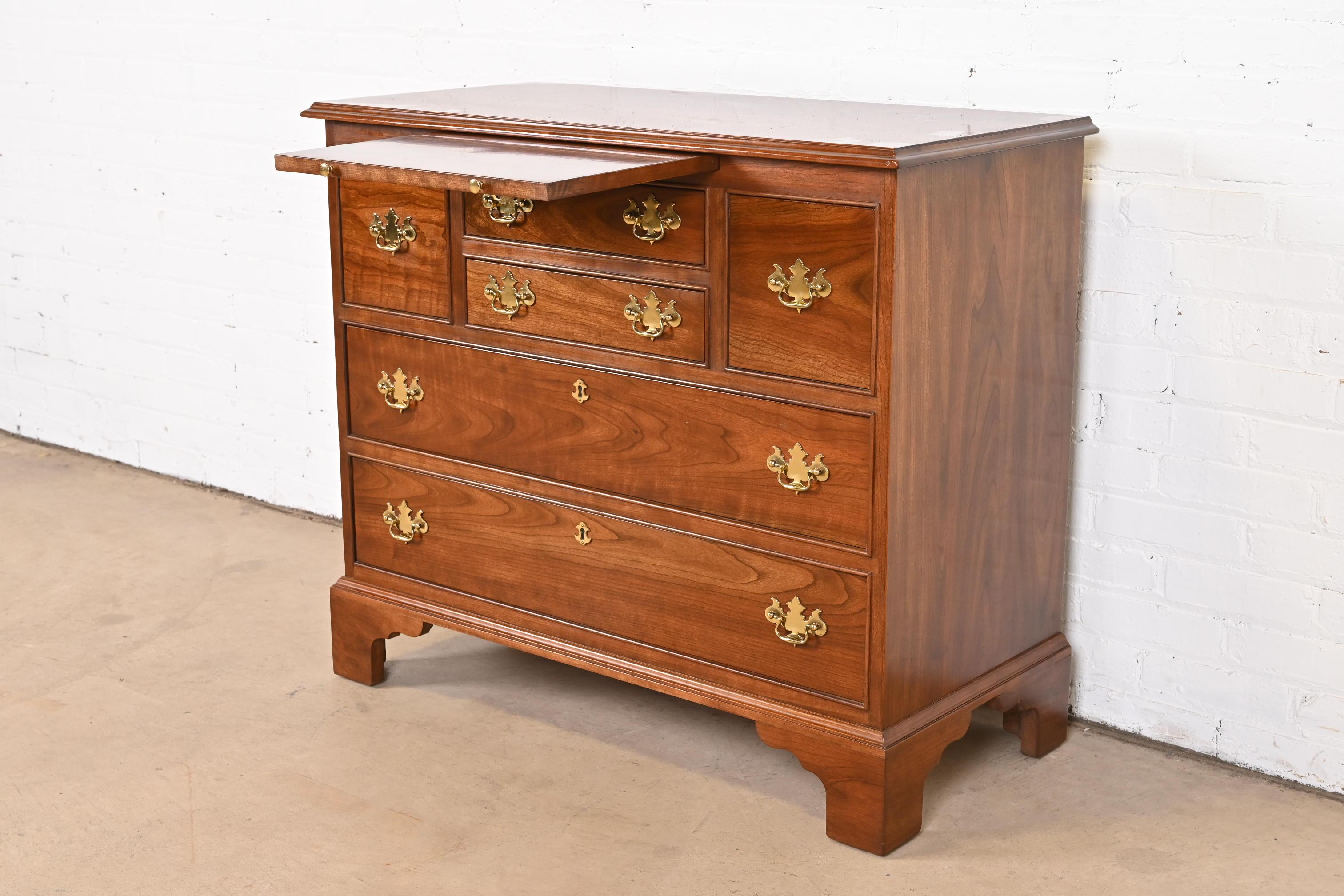 Stickley American Colonial Solid Cherry Wood Chest of Drawers 6