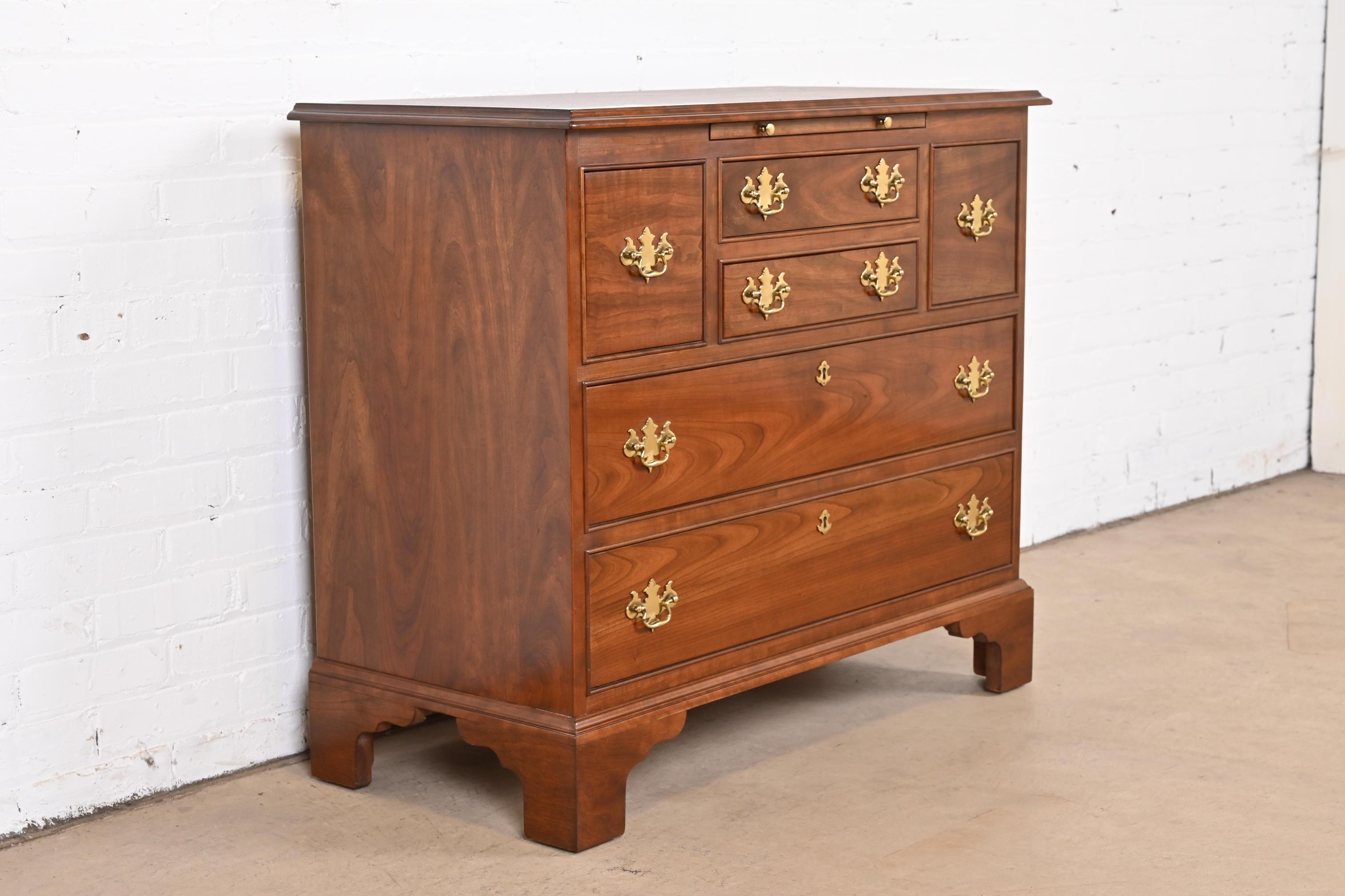 20th Century Stickley American Colonial Solid Cherry Wood Chest of Drawers