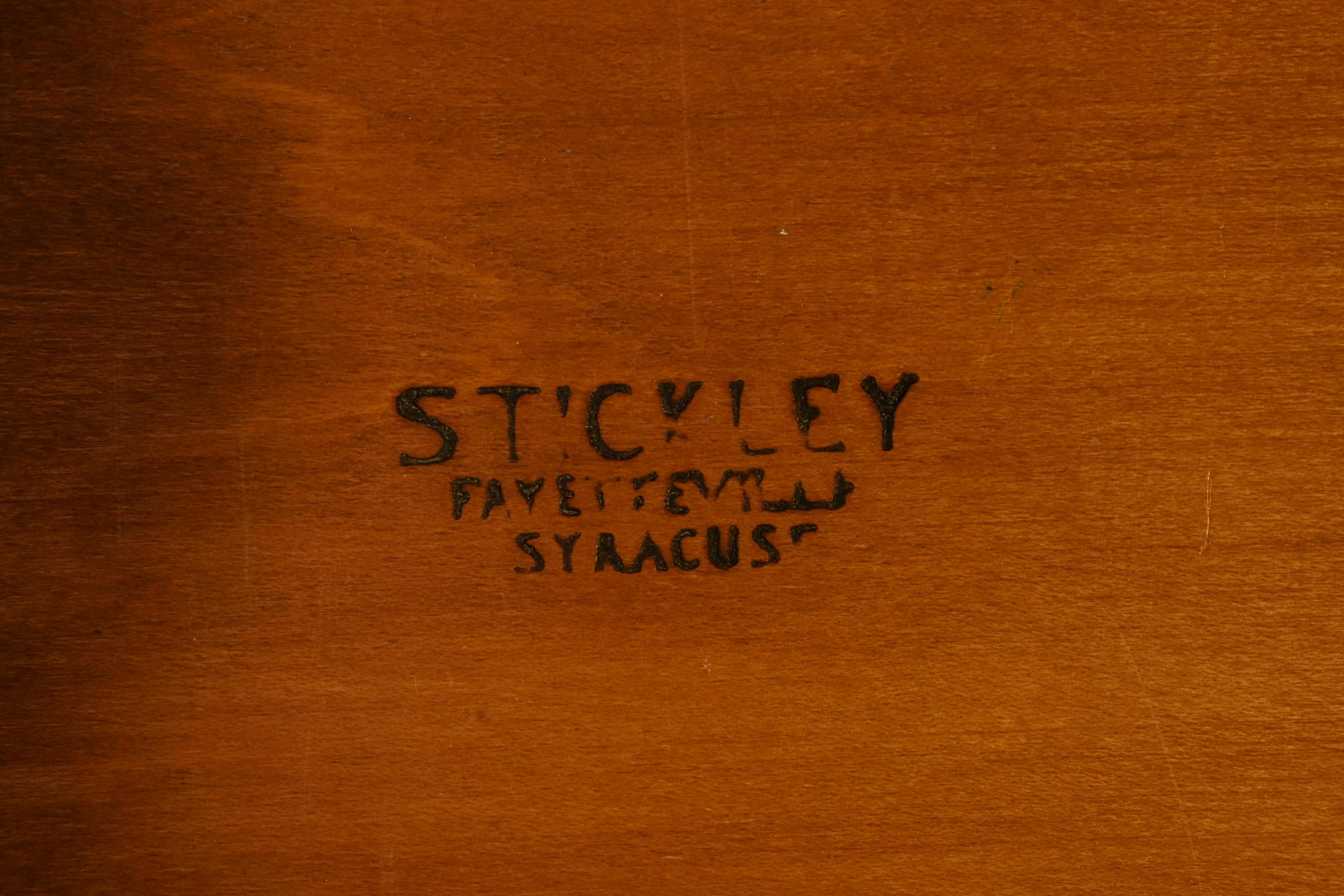 Stickley American Colonial Solid Cherry Wood Highboy Dresser, Circa 1950s 4