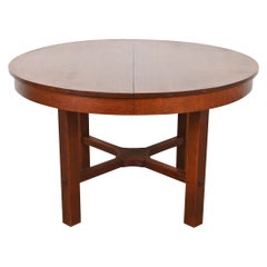 Table de salle à manger à rallonge Stickley Antique Mission Oak Arts & Craft, Circa 1900