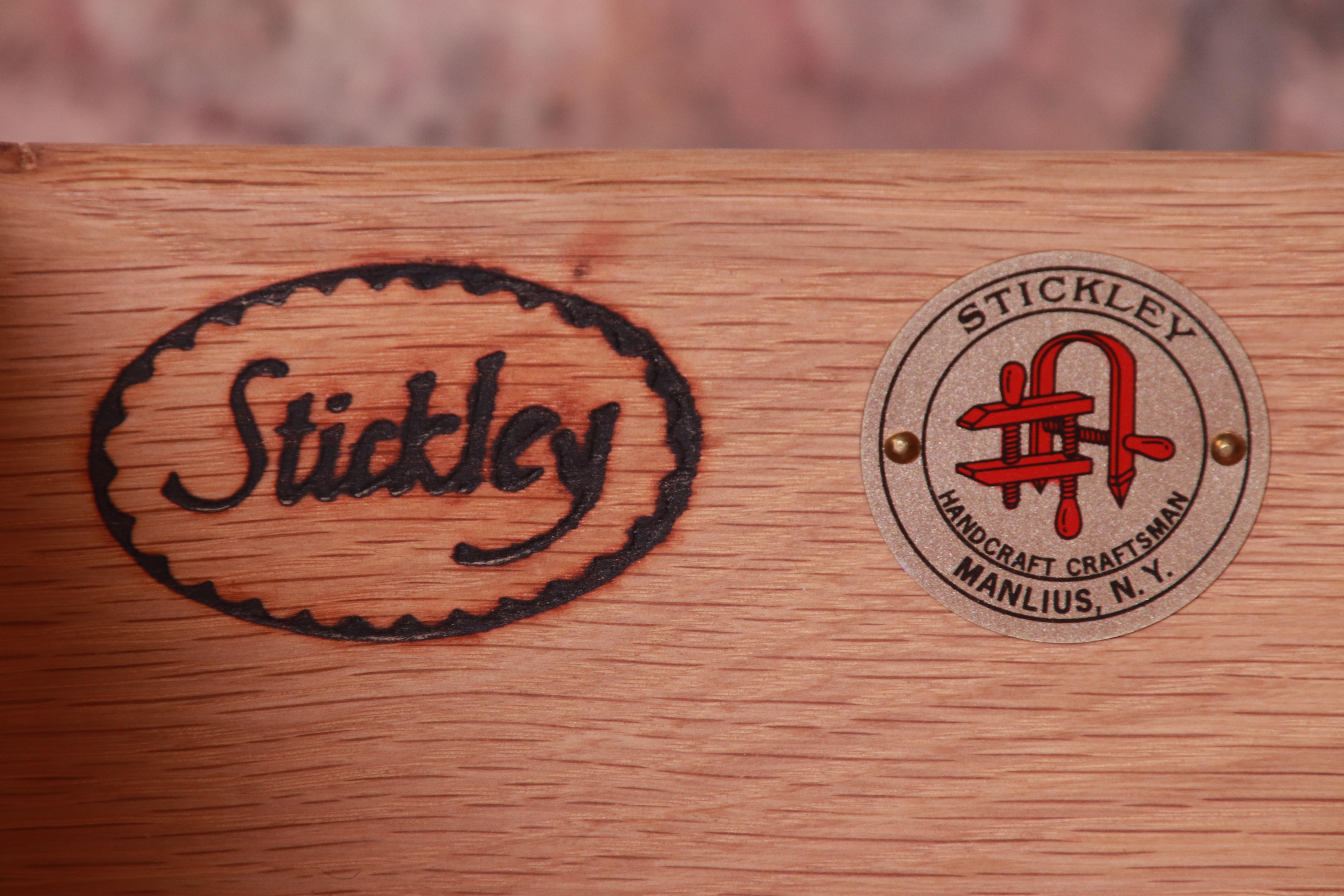 Stickley Arts & Crafts Cherry Wood Armoire Dresser 5