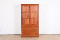 Stickley Arts & Crafts Cherry Wood Armoire Dresser