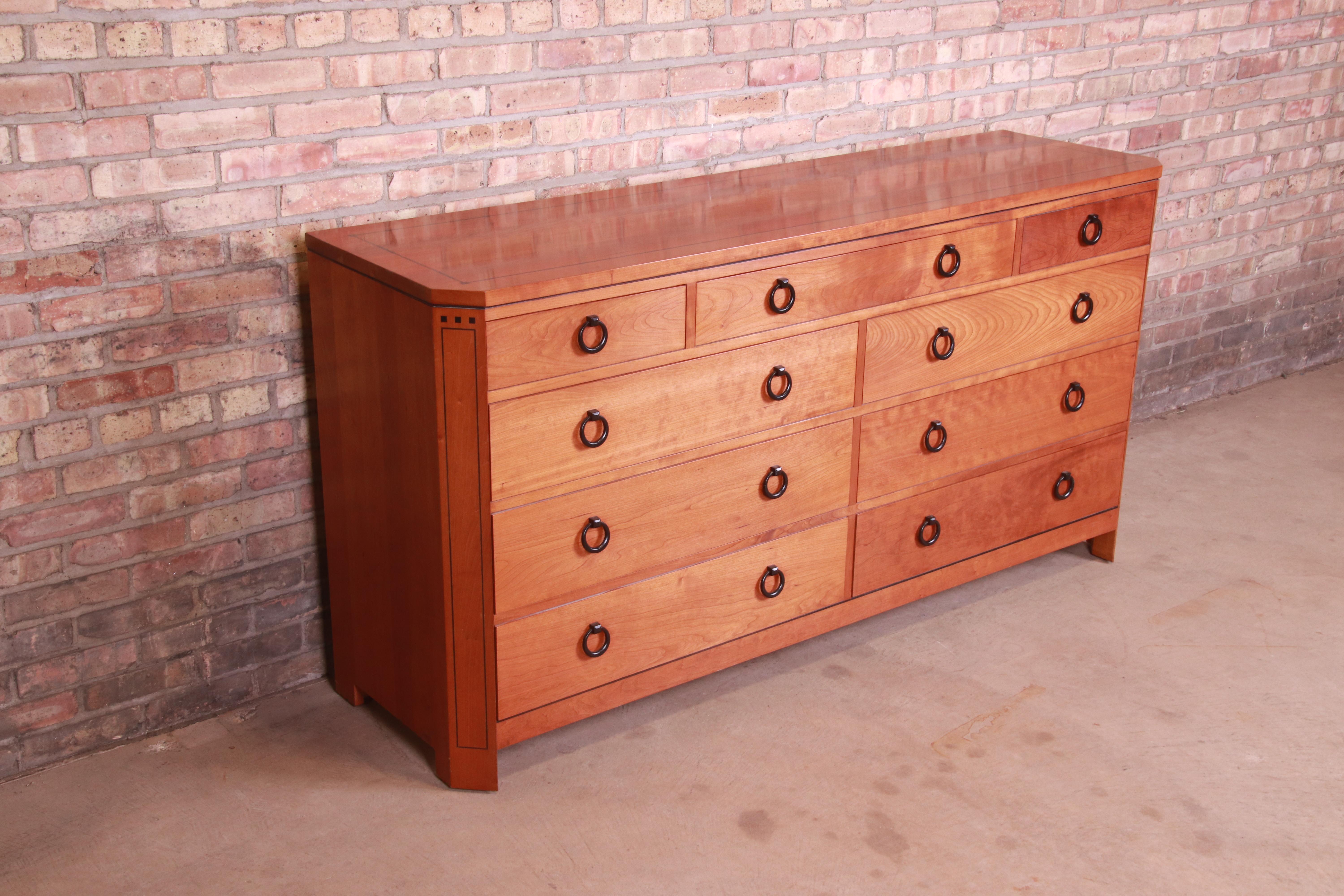 Stickley Arts & Crafts Cherry Wood Dresser or Credenza In Good Condition In South Bend, IN