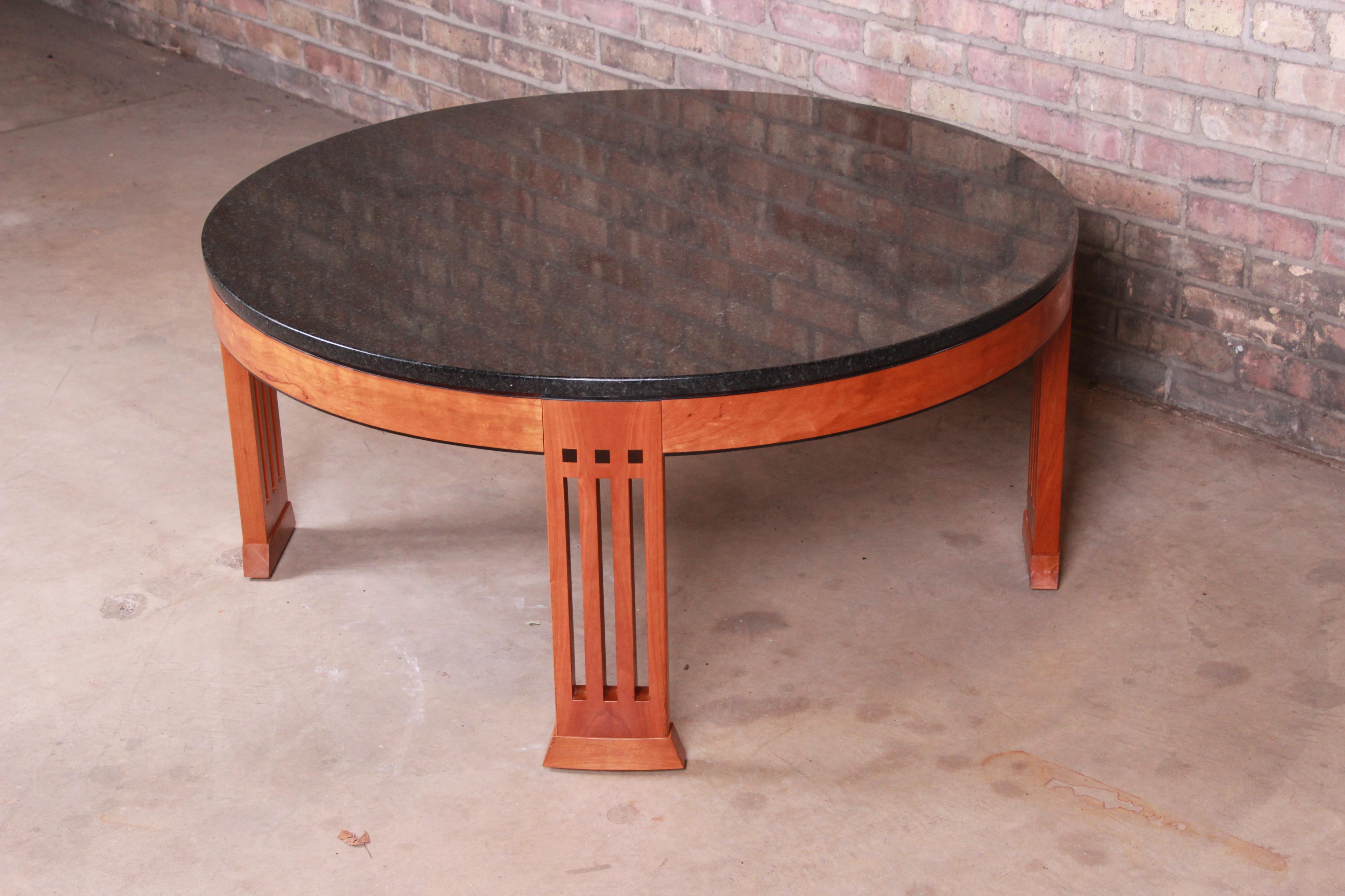 vintage stickley coffee table