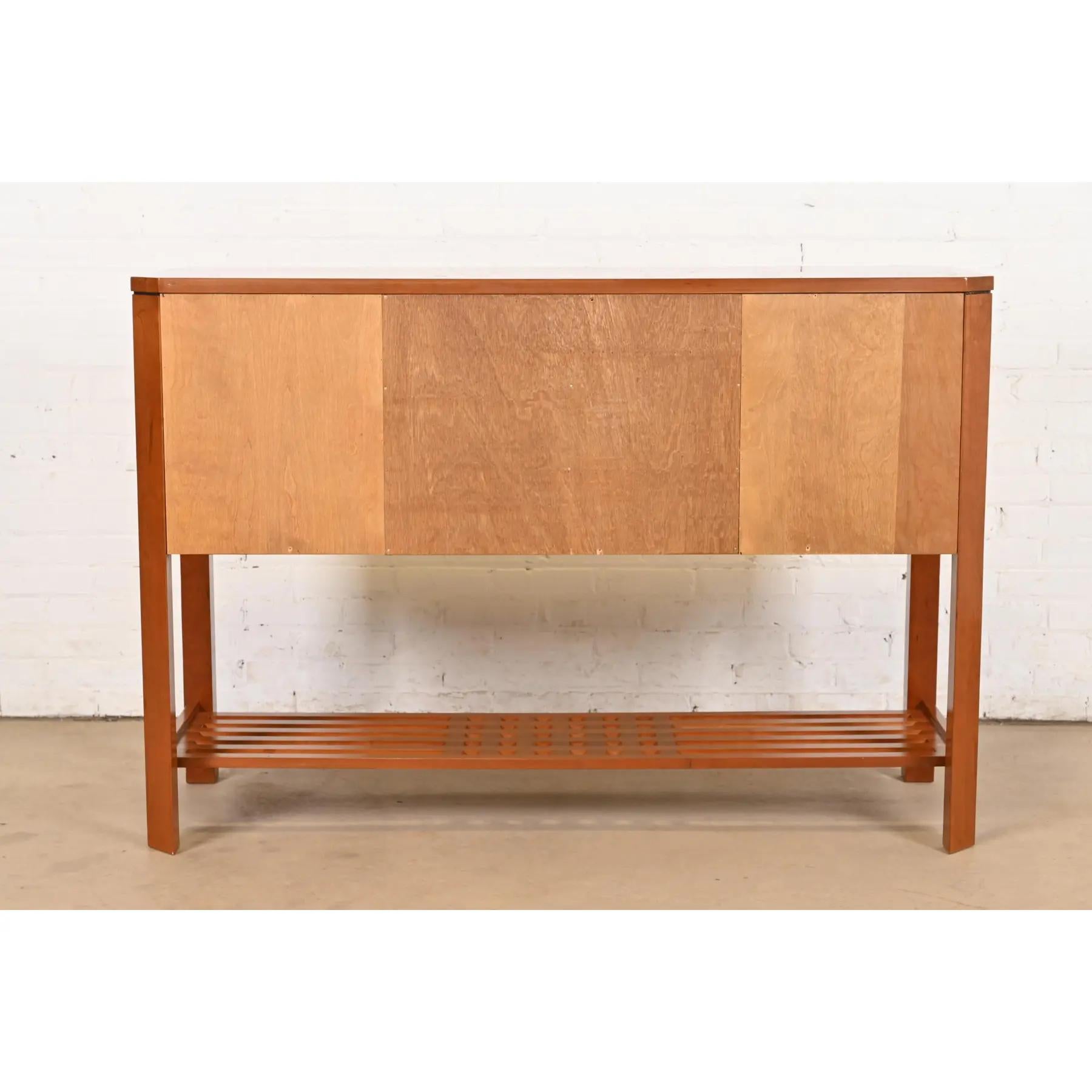 Credenza o mobile bar in legno di ciliegio Stickley Arts & Crafts in vendita 5