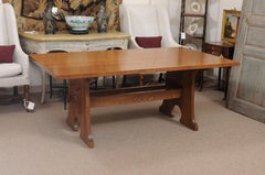 Stickley Arts & Crafts Extending Oak Dining Table