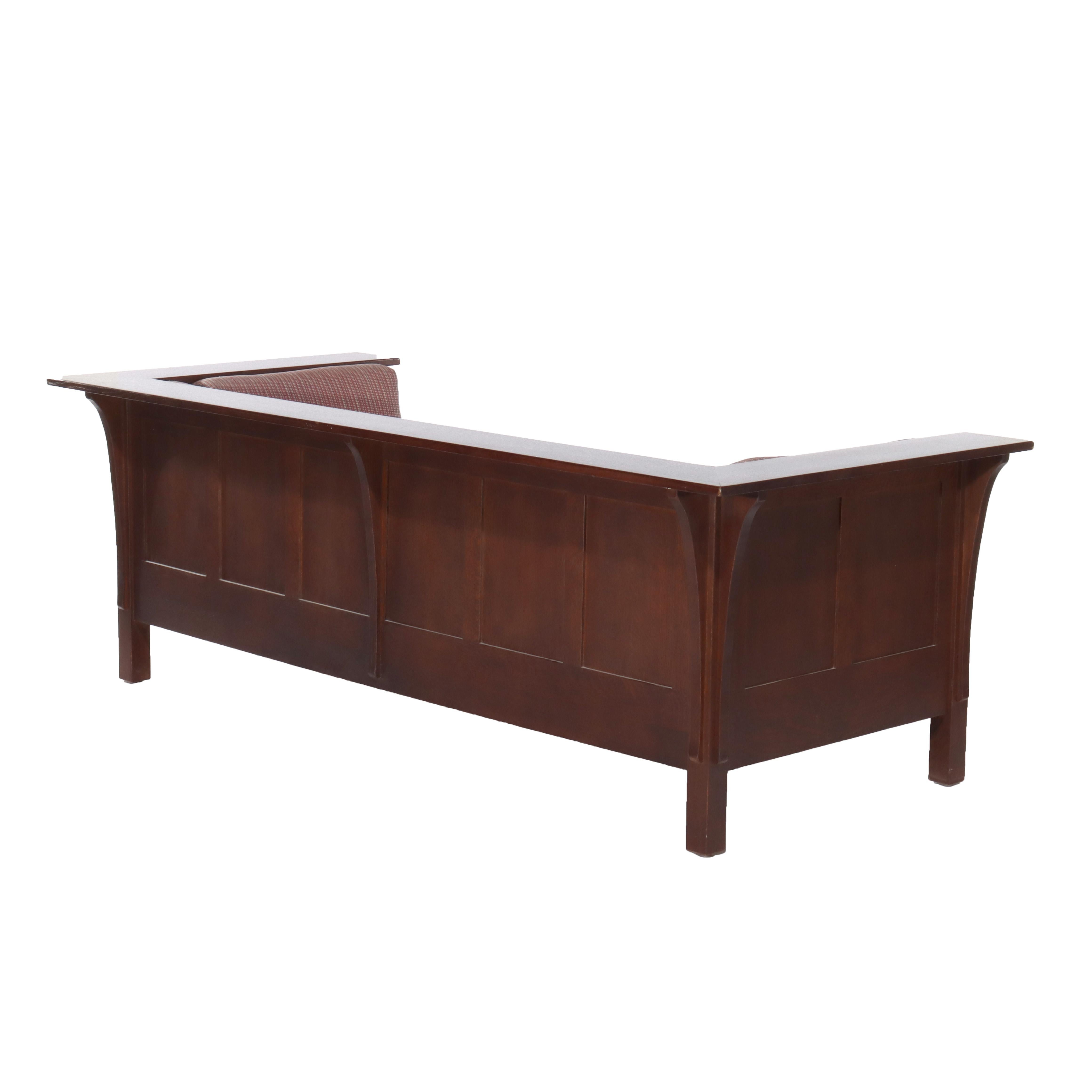 Stickley Arts & Crafts Mission Oak Sofa 20thC en vente 7