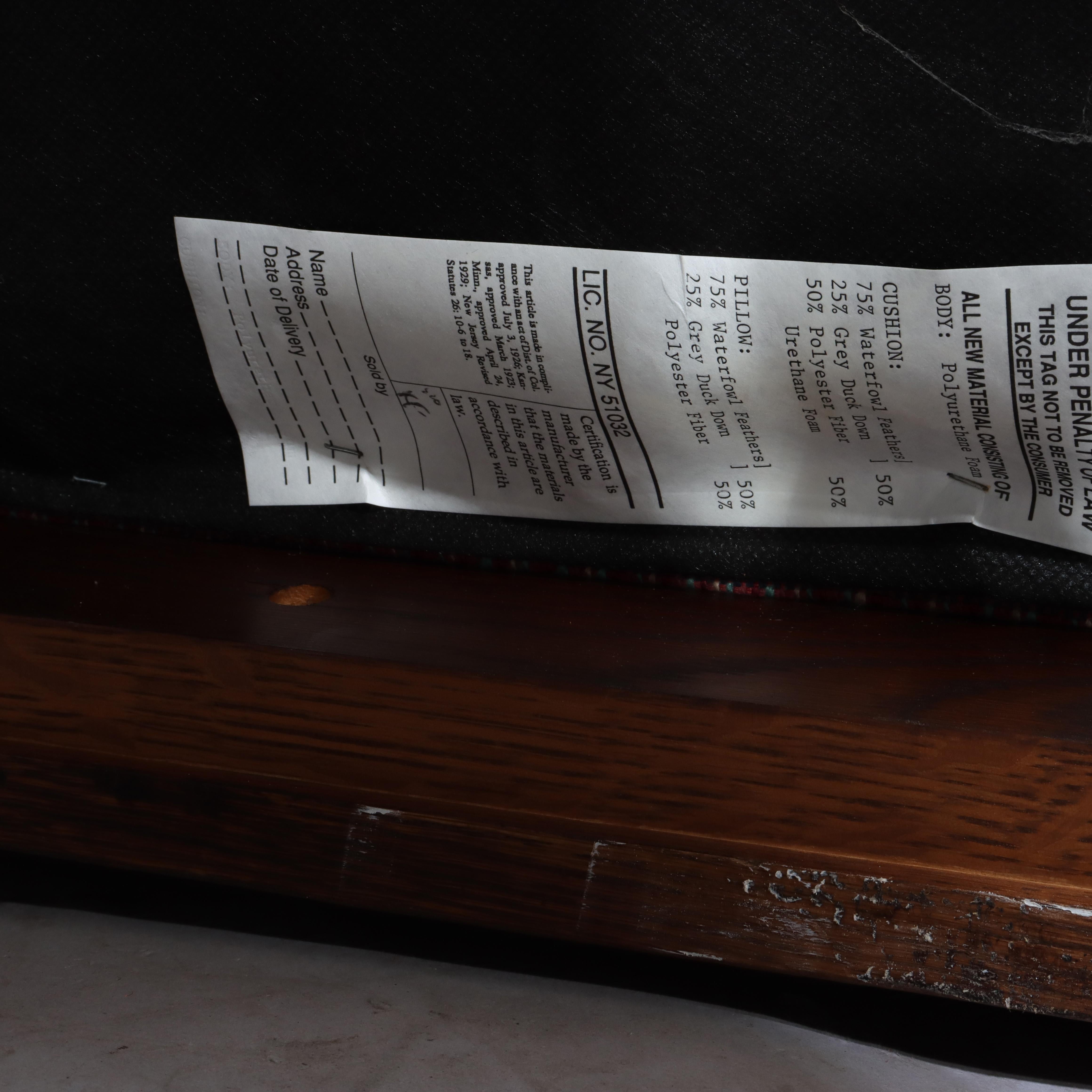 Stickley Arts & Crafts Mission Oak Sofa 20thC Bon état - En vente à Big Flats, NY