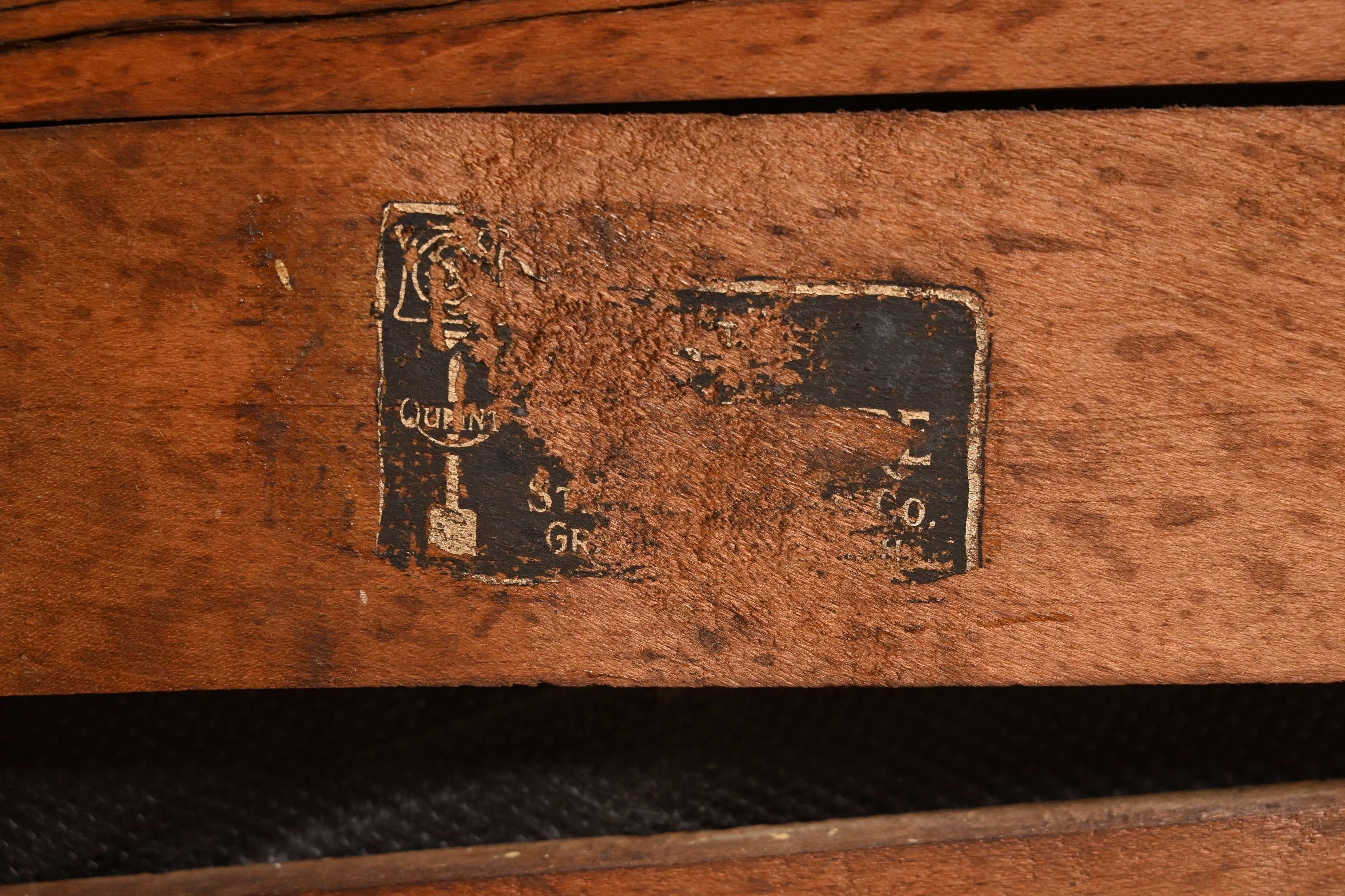 Stickley Brothers Sillón antiguo Mission Arts & Crafts de roble, Circa 1900 en venta 3