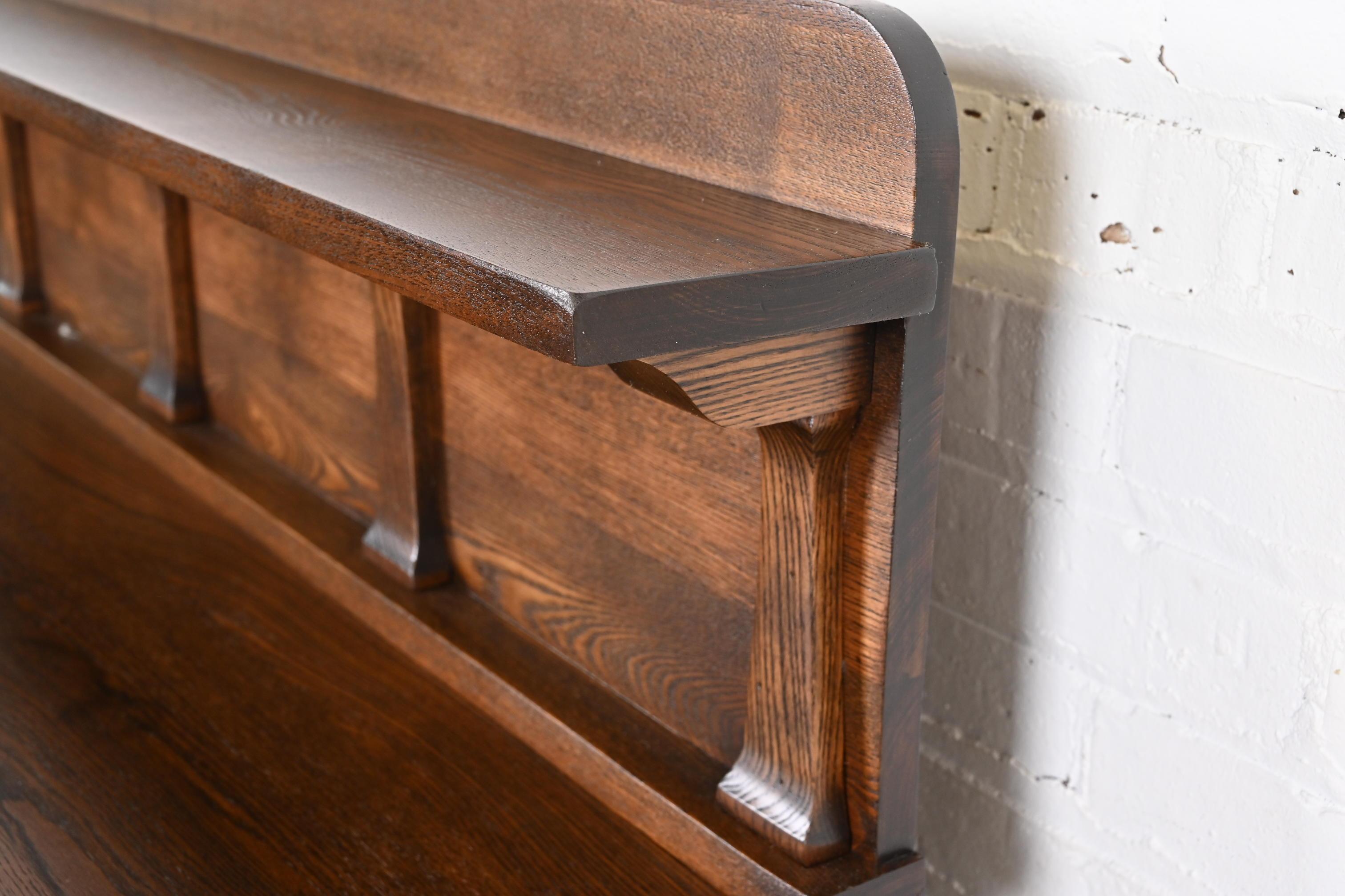 Stickley Brothers Antique Mission Oak Arts & Crafts Sideboard, Newly Refinished 3